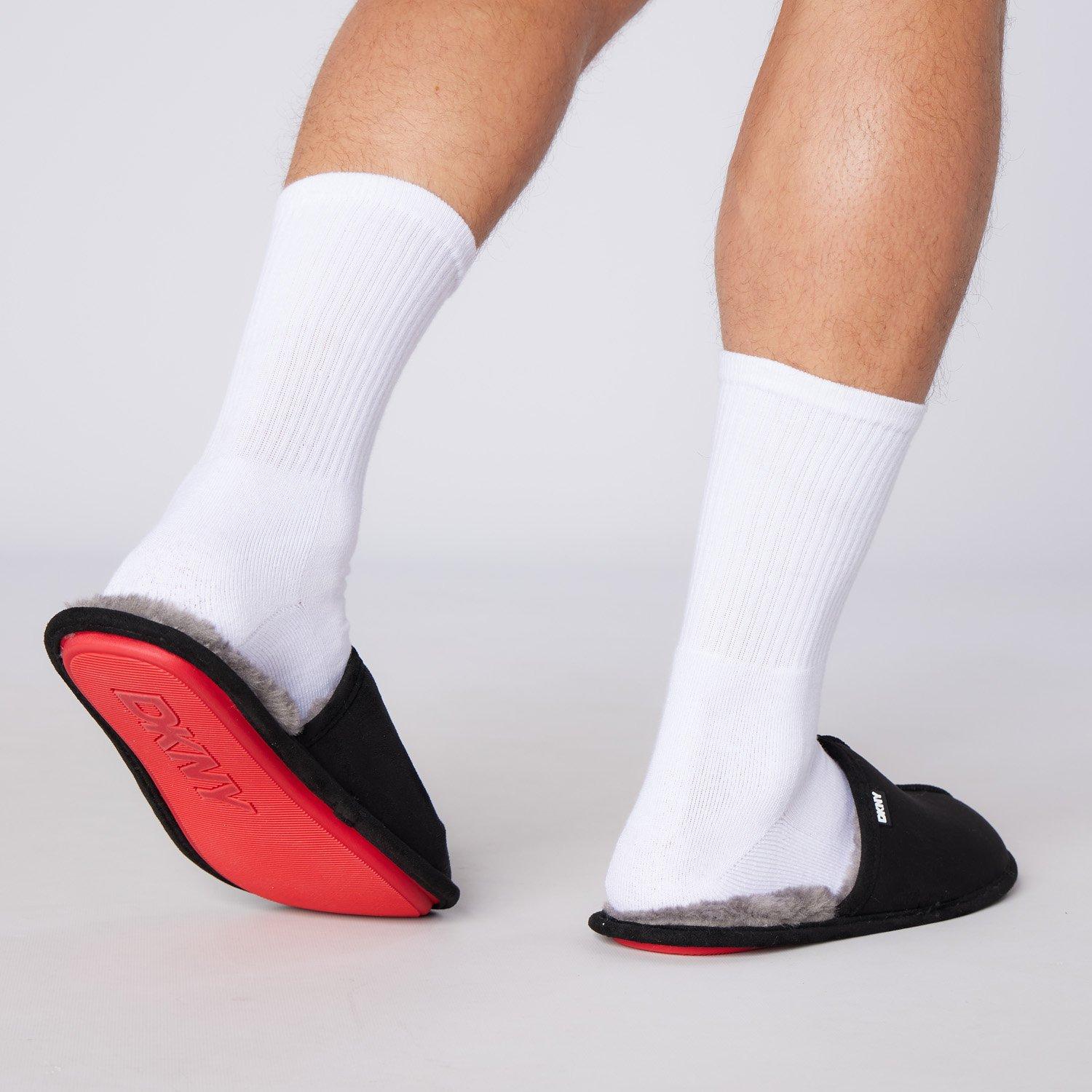 Schwarz/Grau - DKNY - Mens Slippers Castor - 8