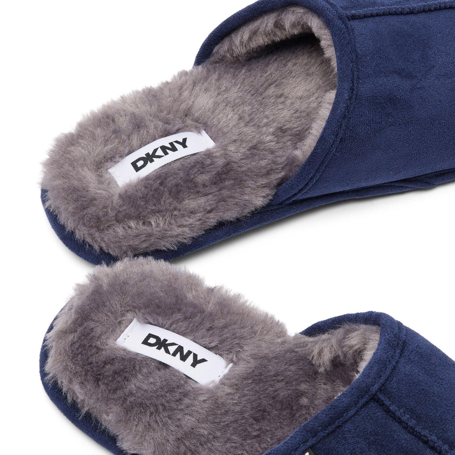 Blue/Grey - DKNY - Mens Slippers Castor - 2