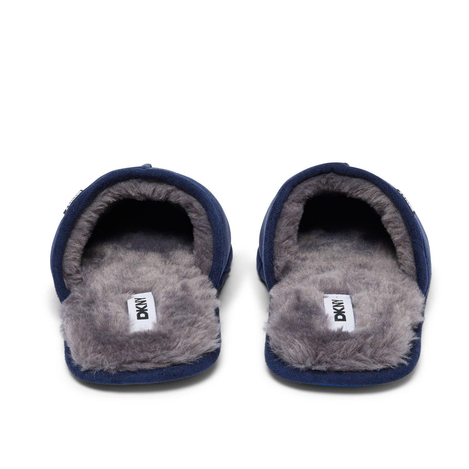 Blue/Grey - DKNY - Mens Slippers Castor - 3