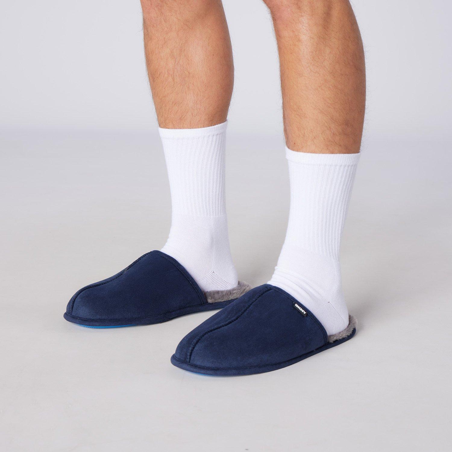 Blue/Grey - DKNY - Mens Slippers Castor - 5