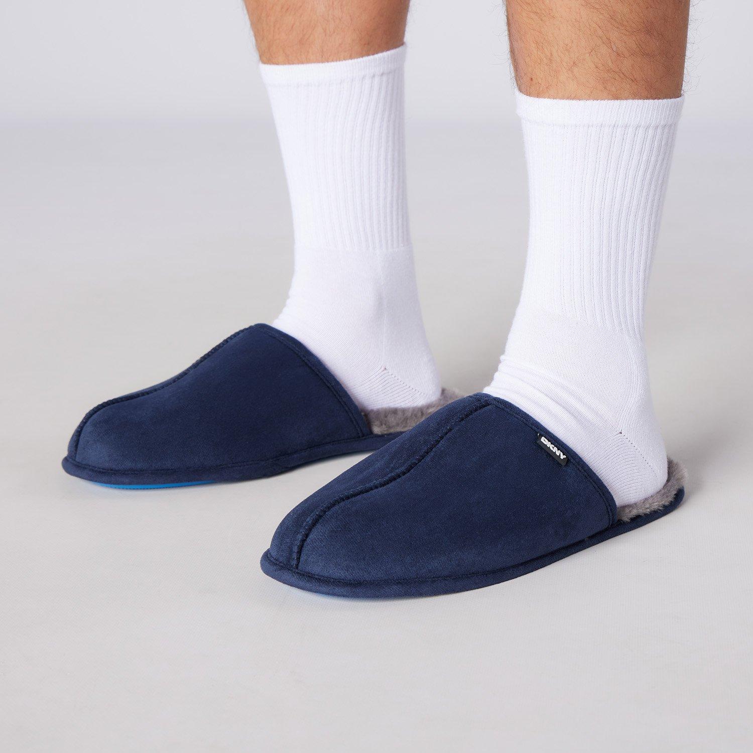 Blue/Grey - DKNY - Mens Slippers Castor - 6