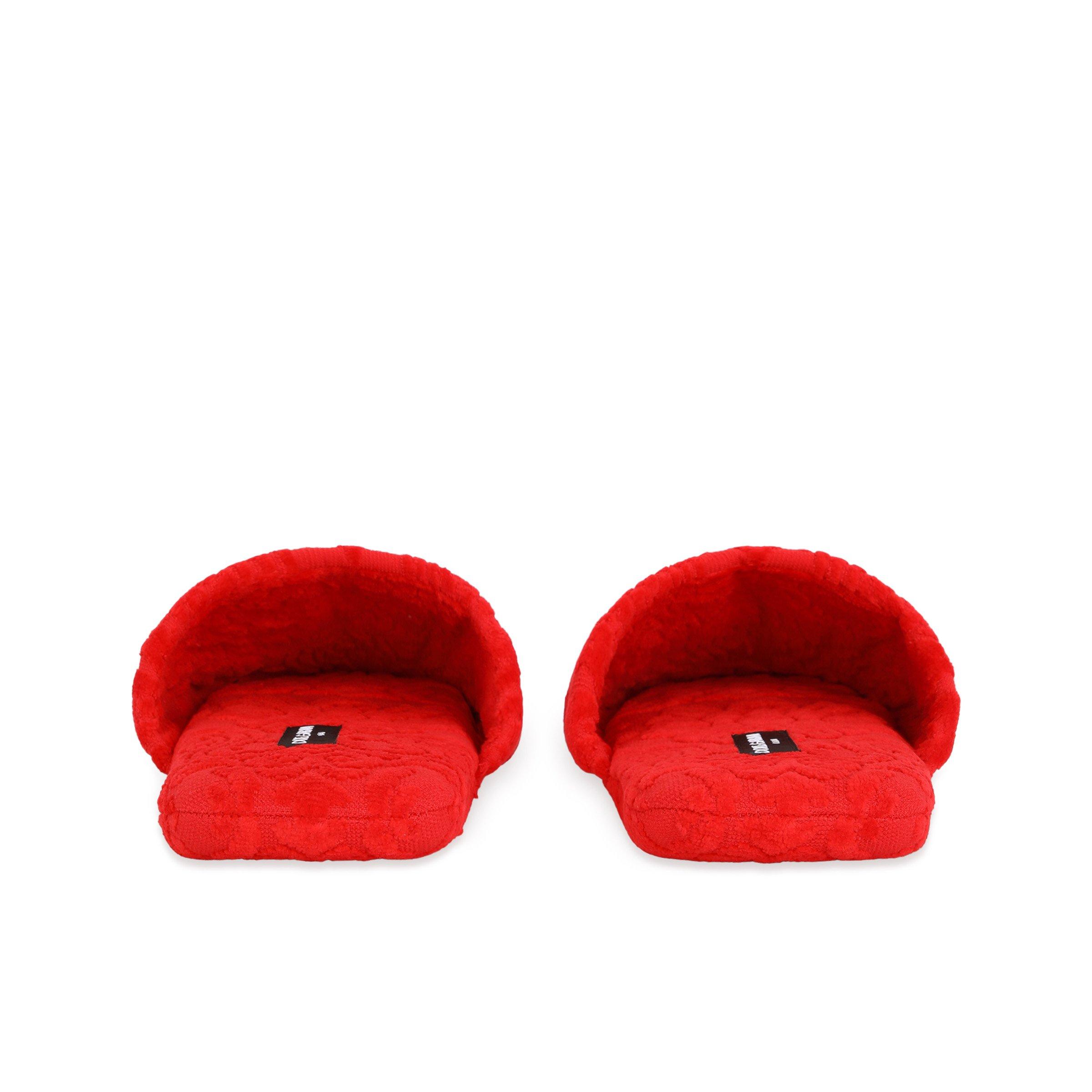 Red - Dolce and Gabbana Casa - Jaquard Slippers - Red - 4