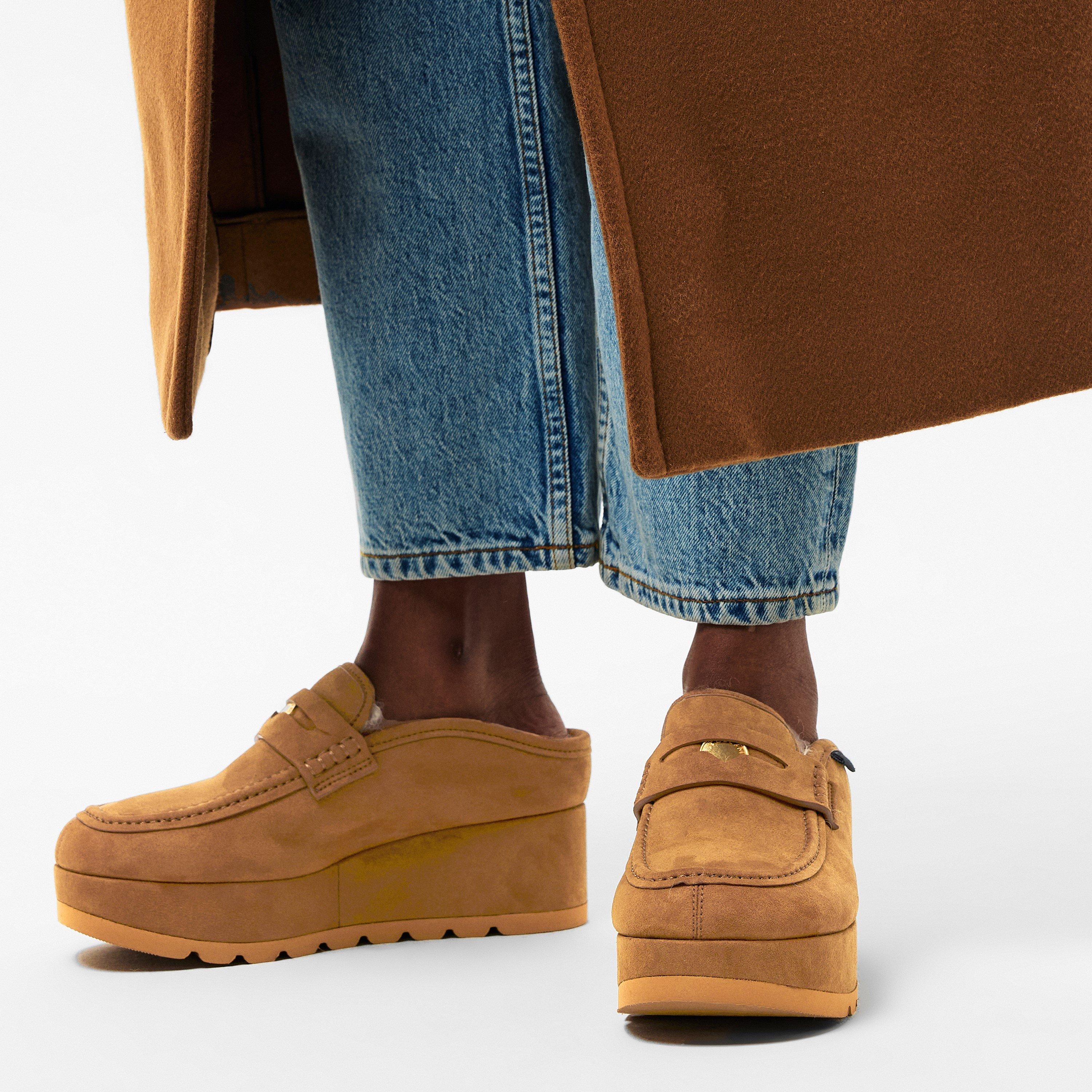 Pecan - Stella McCartney - Women's Cushioned Mules - 3