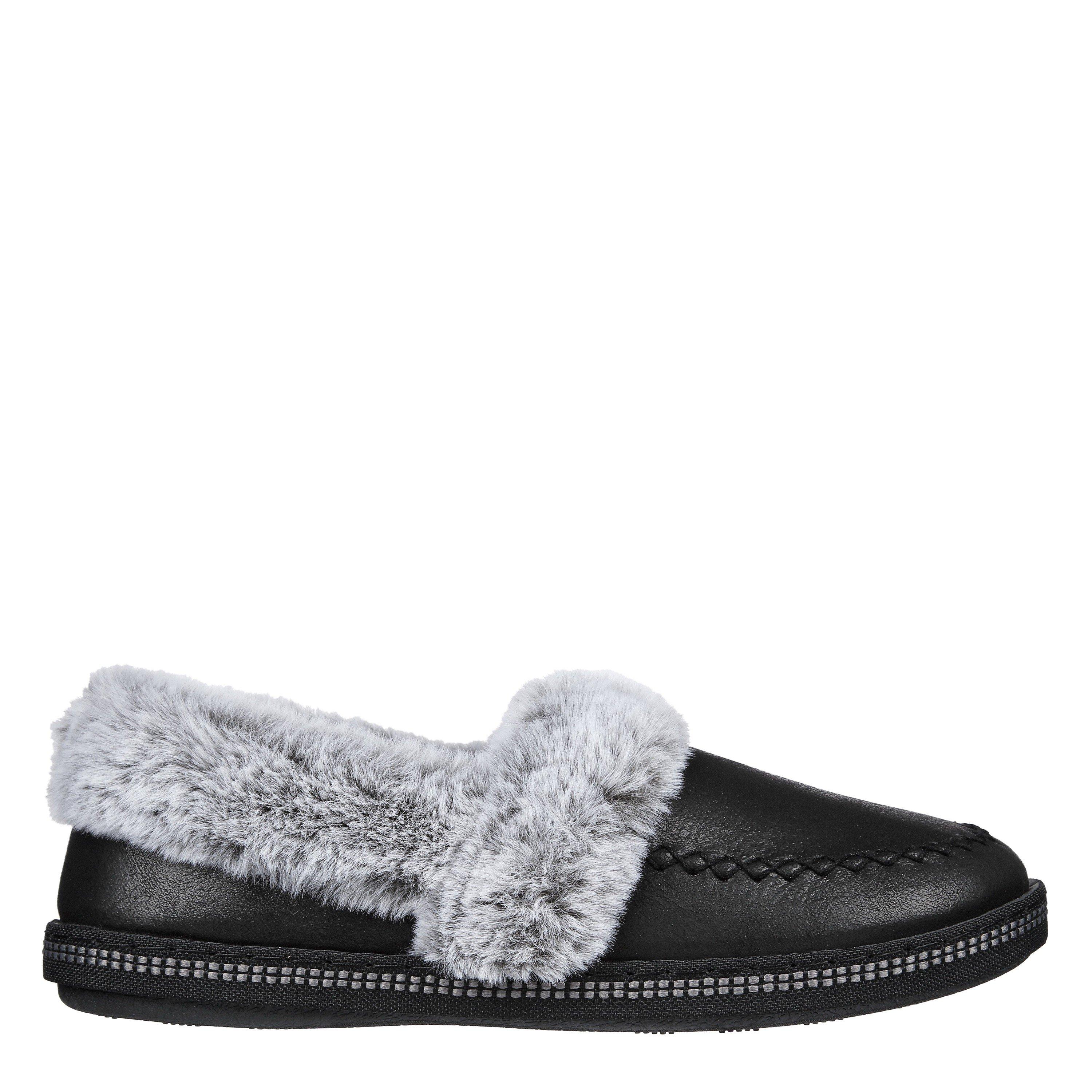 Skechers Women's Cozy Campf Full Fit Slippers - Black - 6 (39)