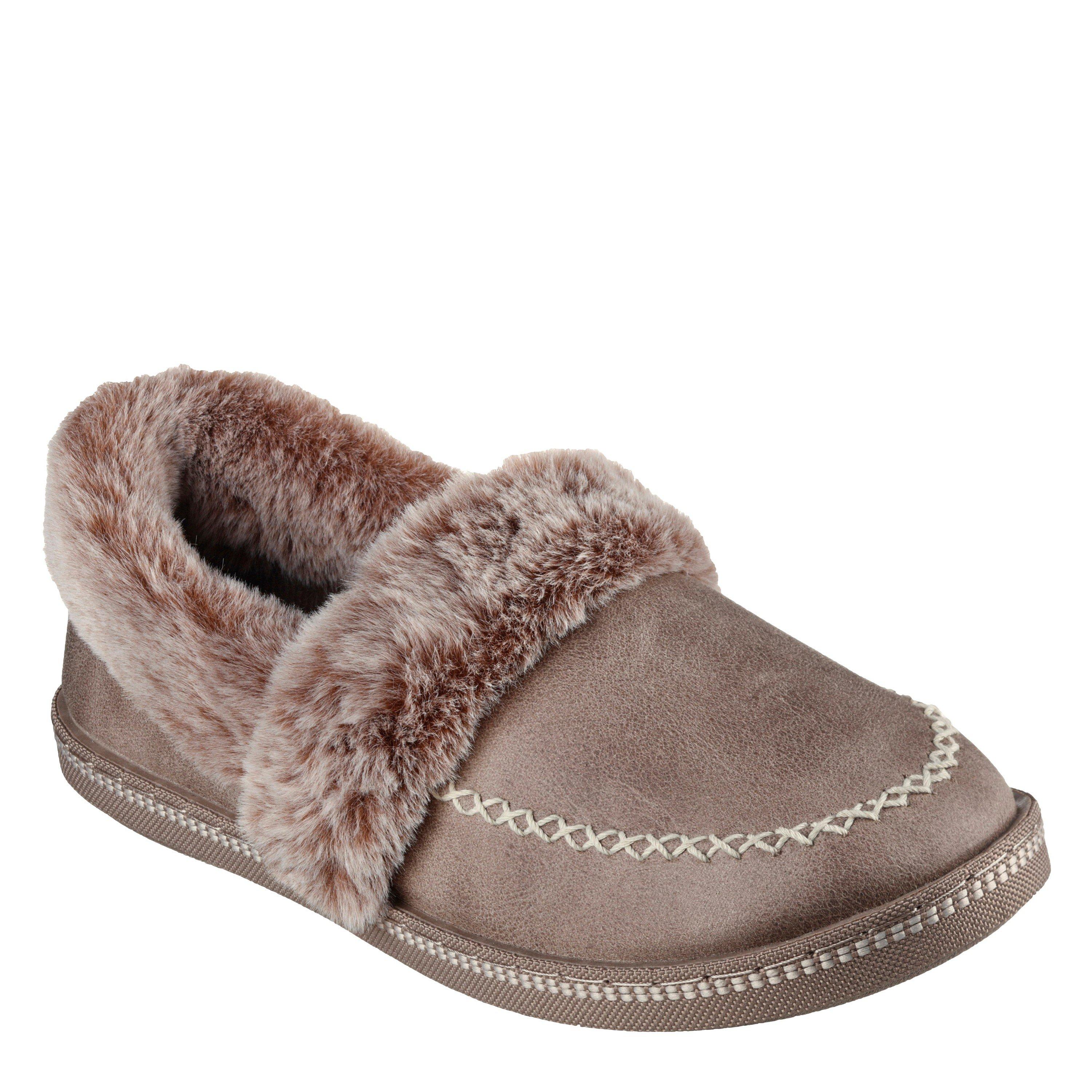 Taupe - Skechers - Women's Cozy CampF Full Fit Slippers - 3