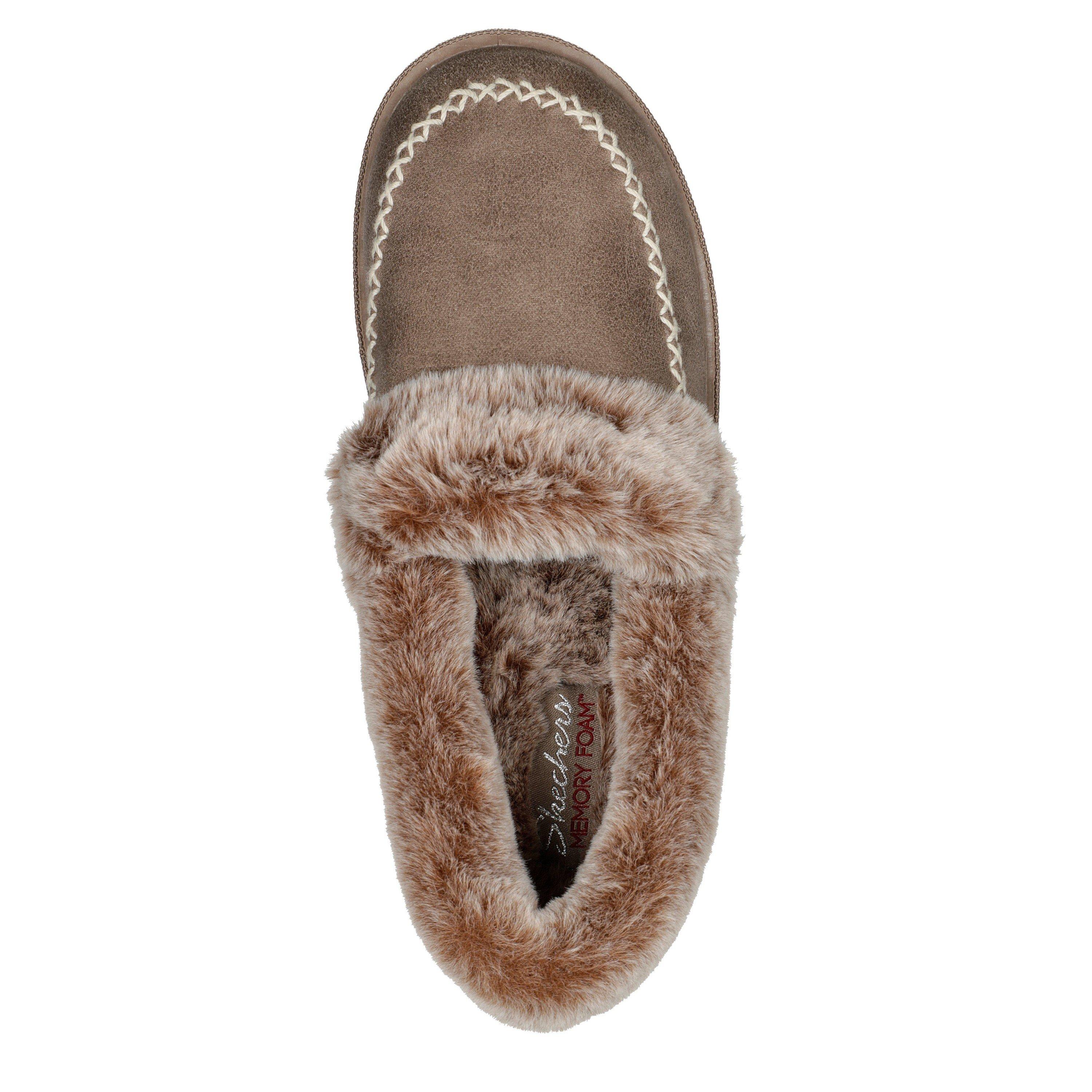 Taupe - Skechers - Women's Cozy CampF Full Fit Slippers - 4