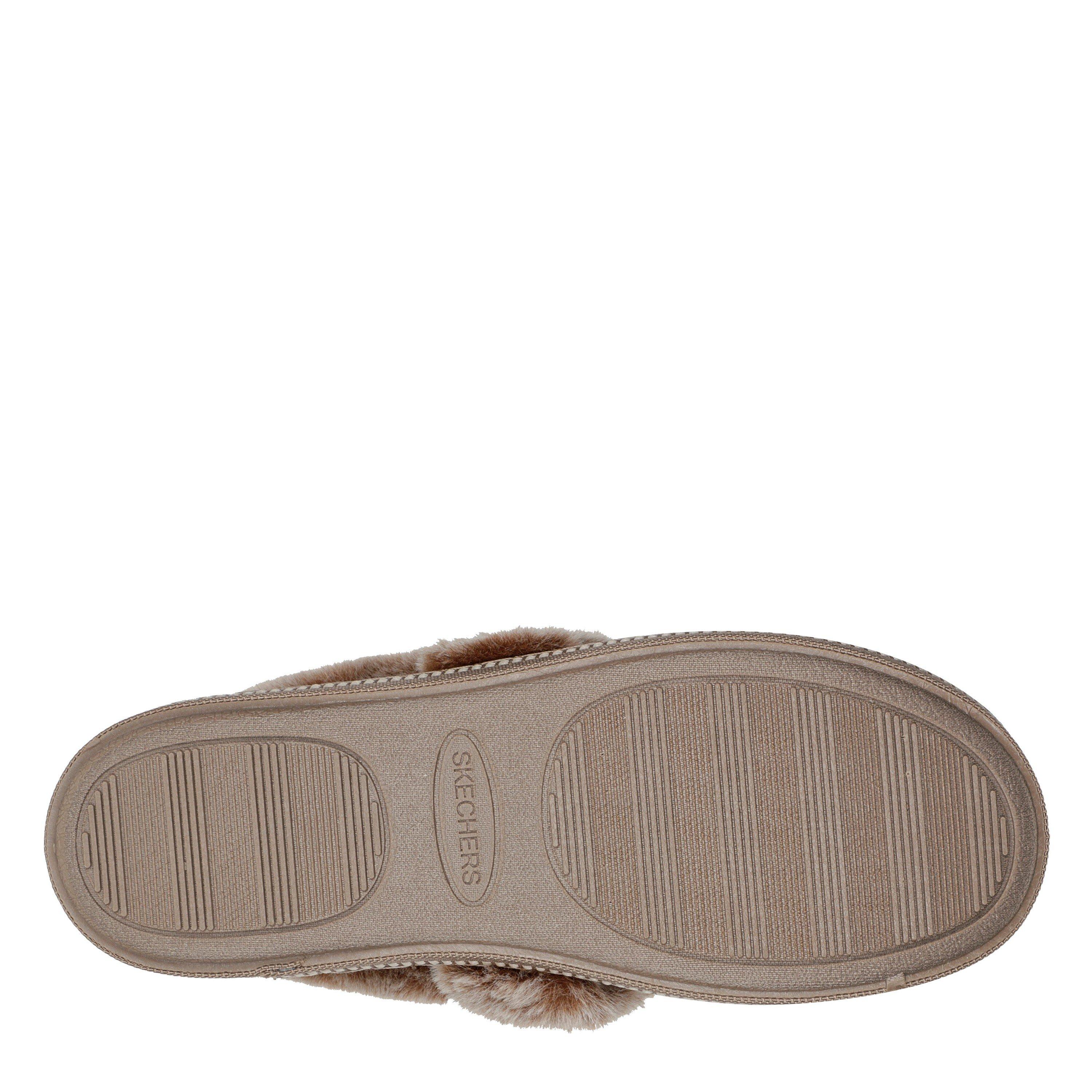 Taupe - Skechers - Women's Cozy CampF Full Fit Slippers - 5