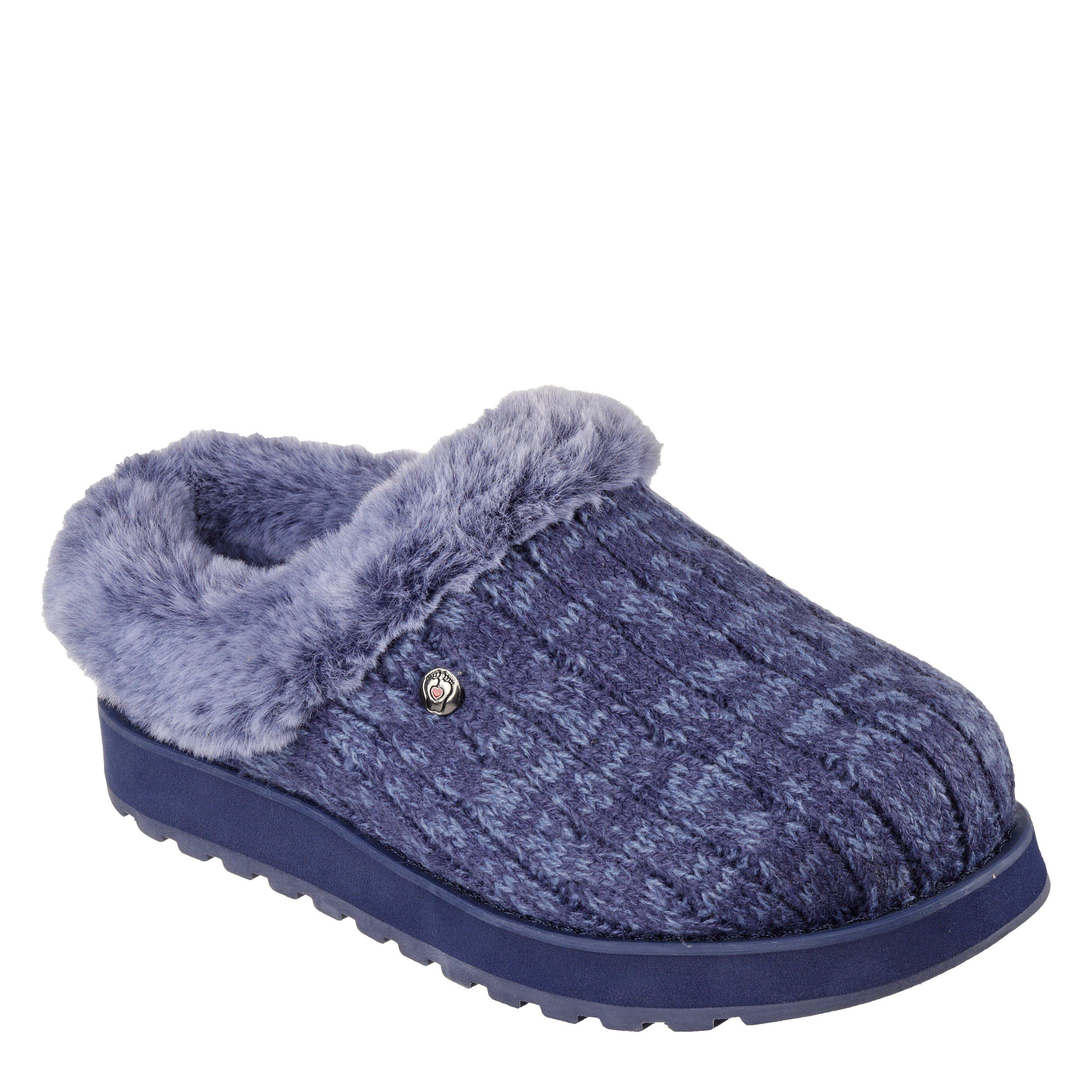Navy/Blue - Skechers - Women's Keepsakes Ice Angel Mule Slippers - 1