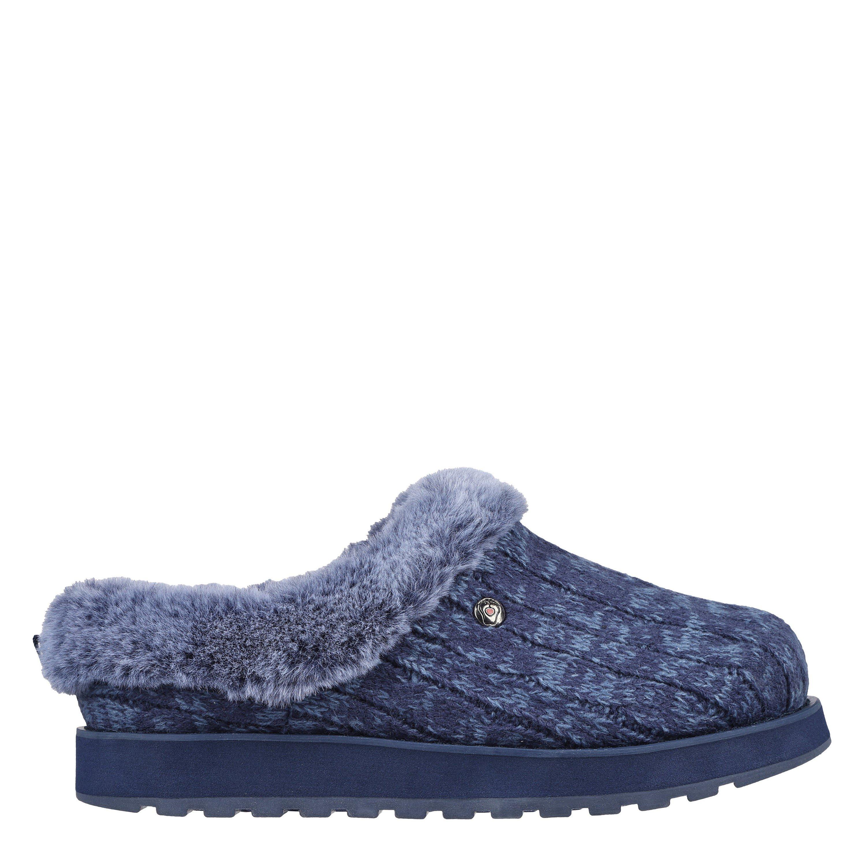 Navy/Blue - Skechers - Women's Keepsakes Ice Angel Mule Slippers - 3