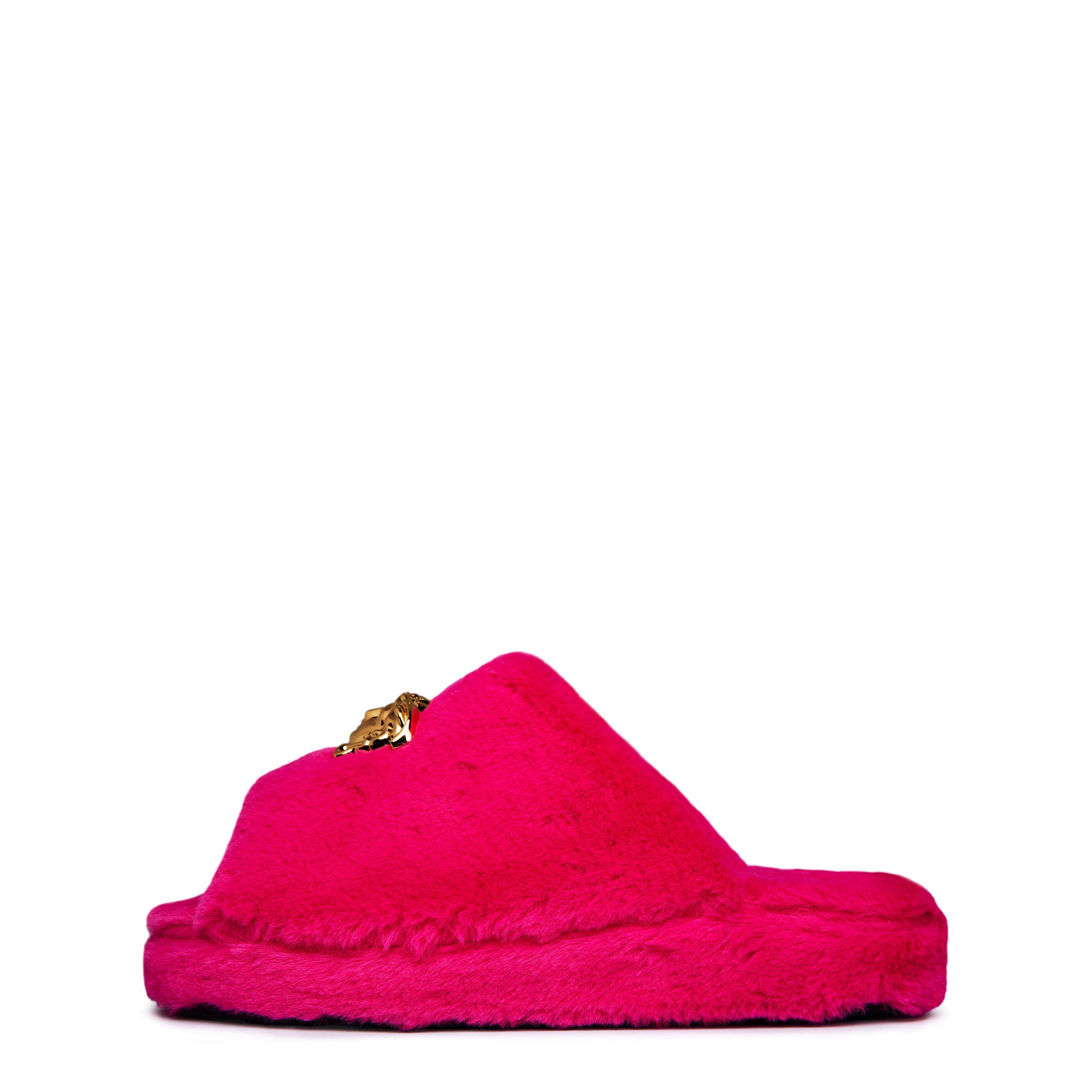 Fuchsia - Versace Home - VersaceHome Logomania Slippers - 2