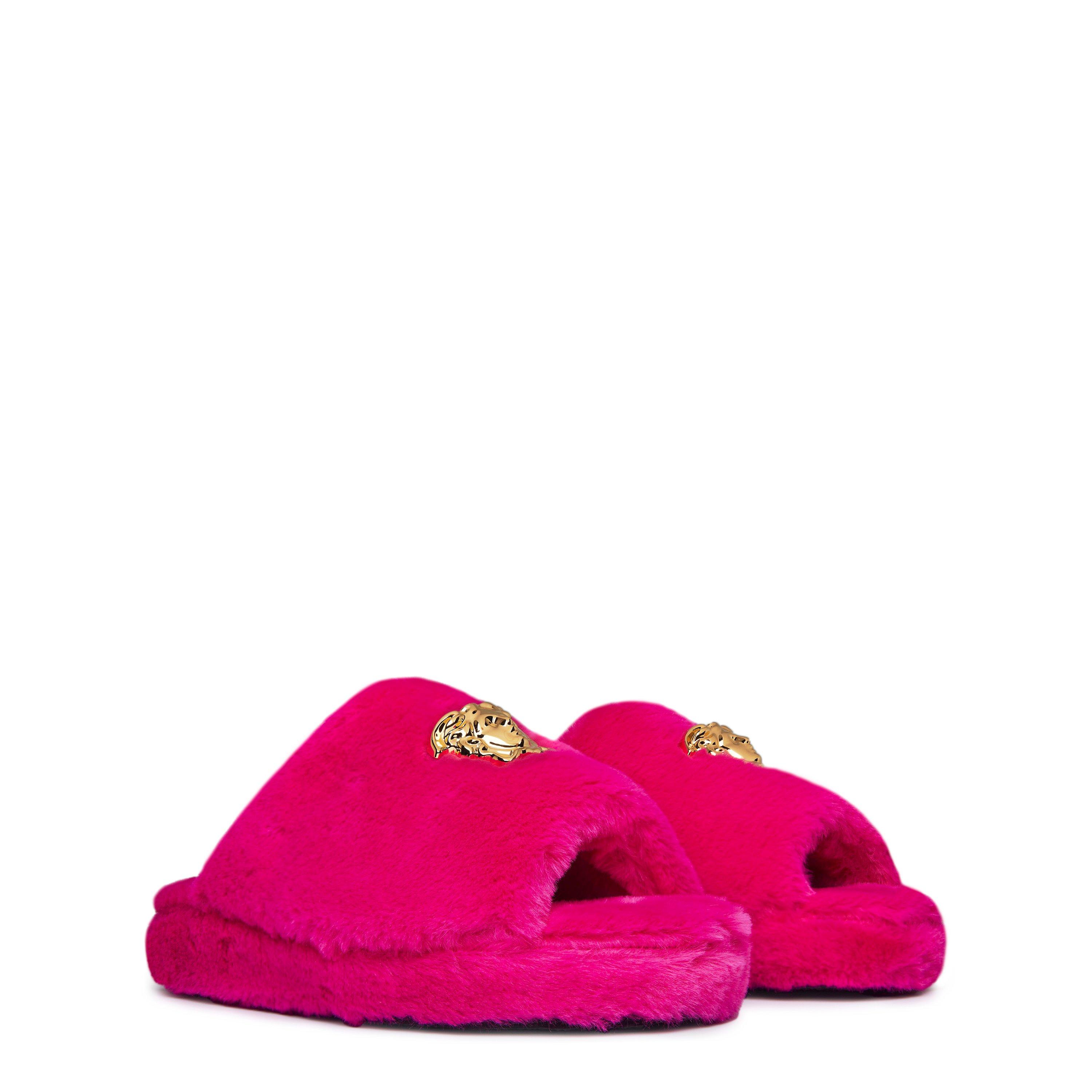 Fuchsia - Versace Home - VersaceHome Logomania Slippers - 3