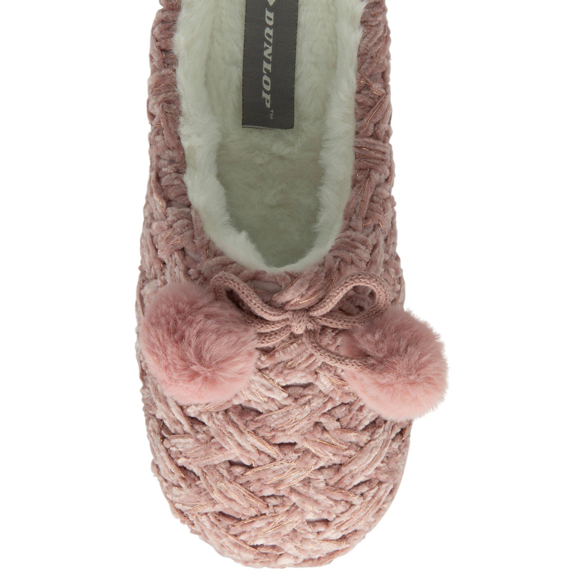Pink - Dunlop - Knit Slipper Ld62 - 4