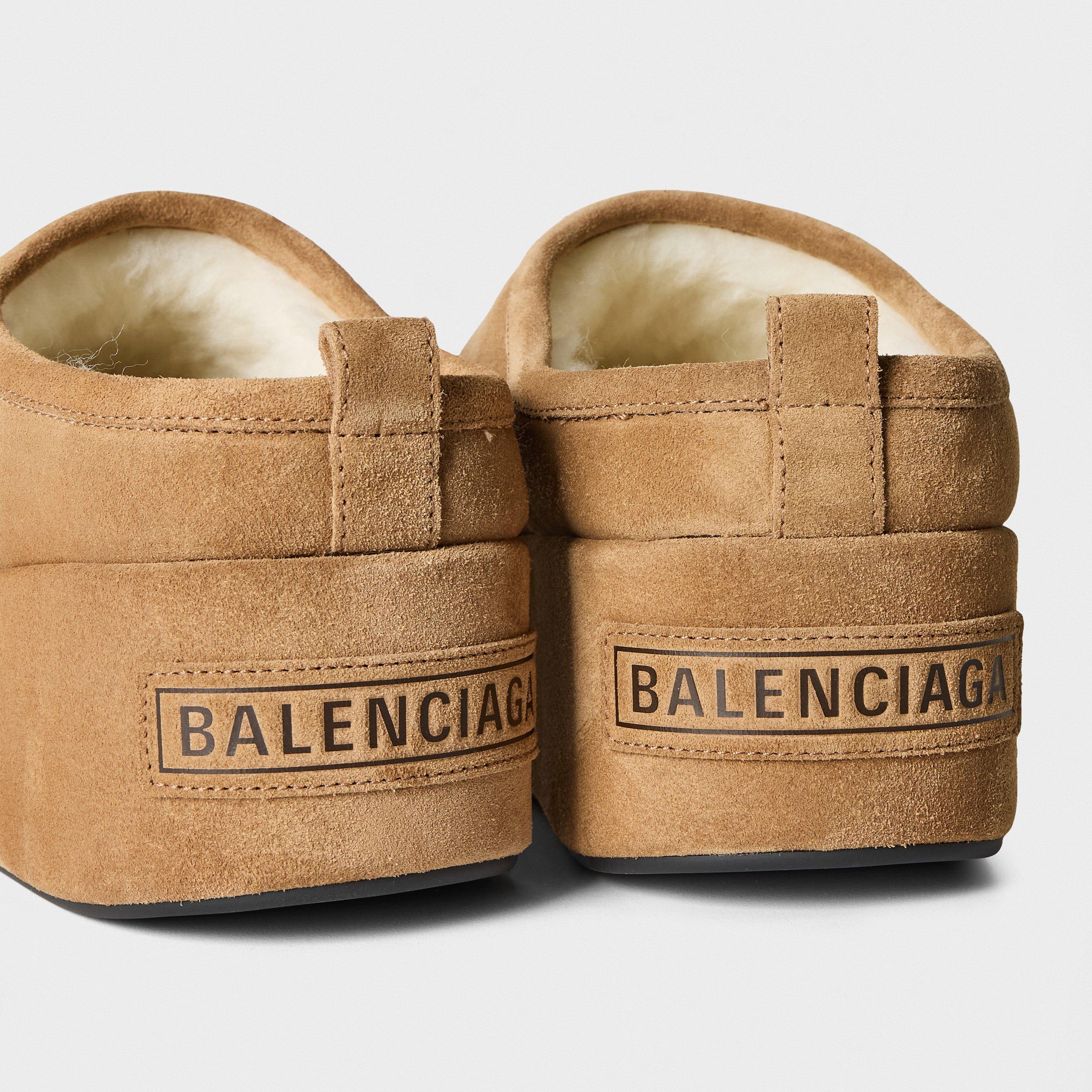 Brown - Balenciaga - Women's Alaska Platform Mule Slipper - 4