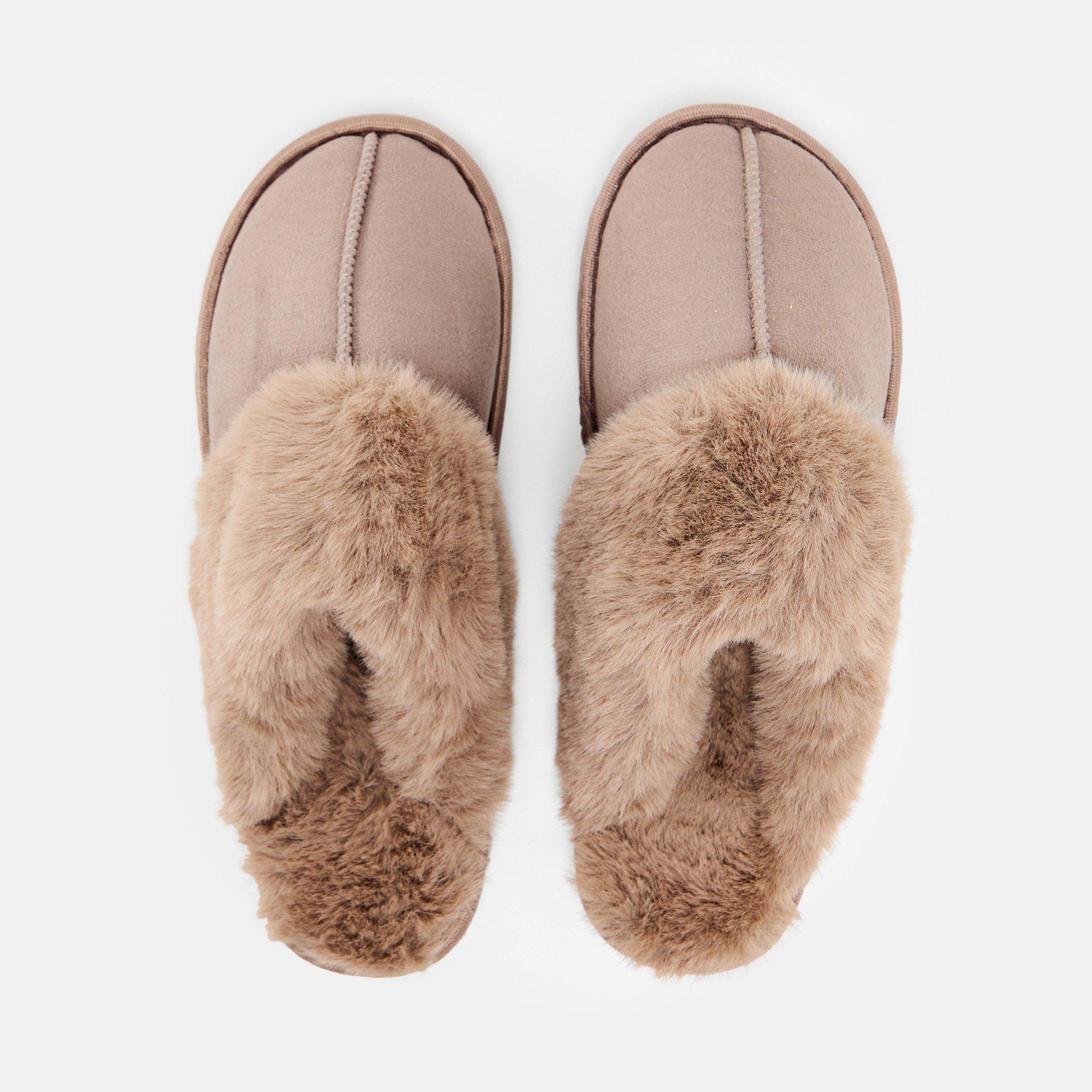 Mink - Threadbare - TB Solace Mule Slippers - 6