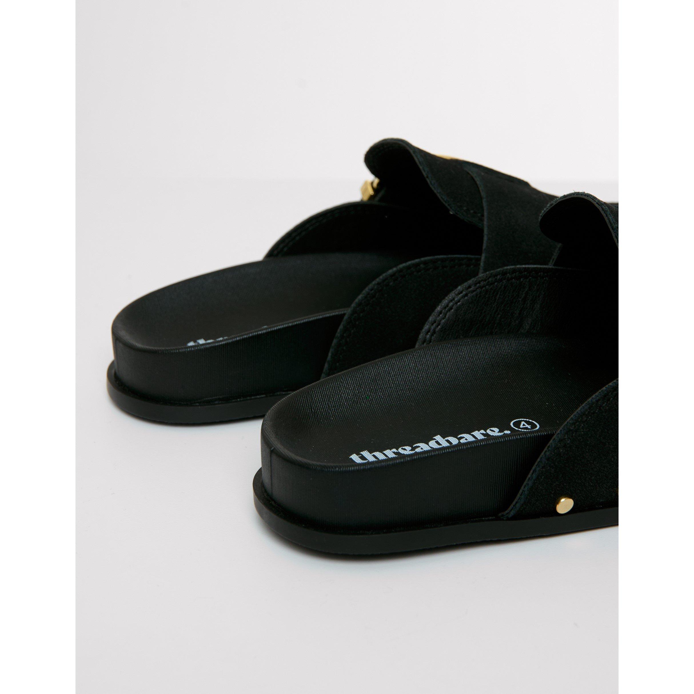 Black - Threadbare - TB Urbania Mule Slippers - 4