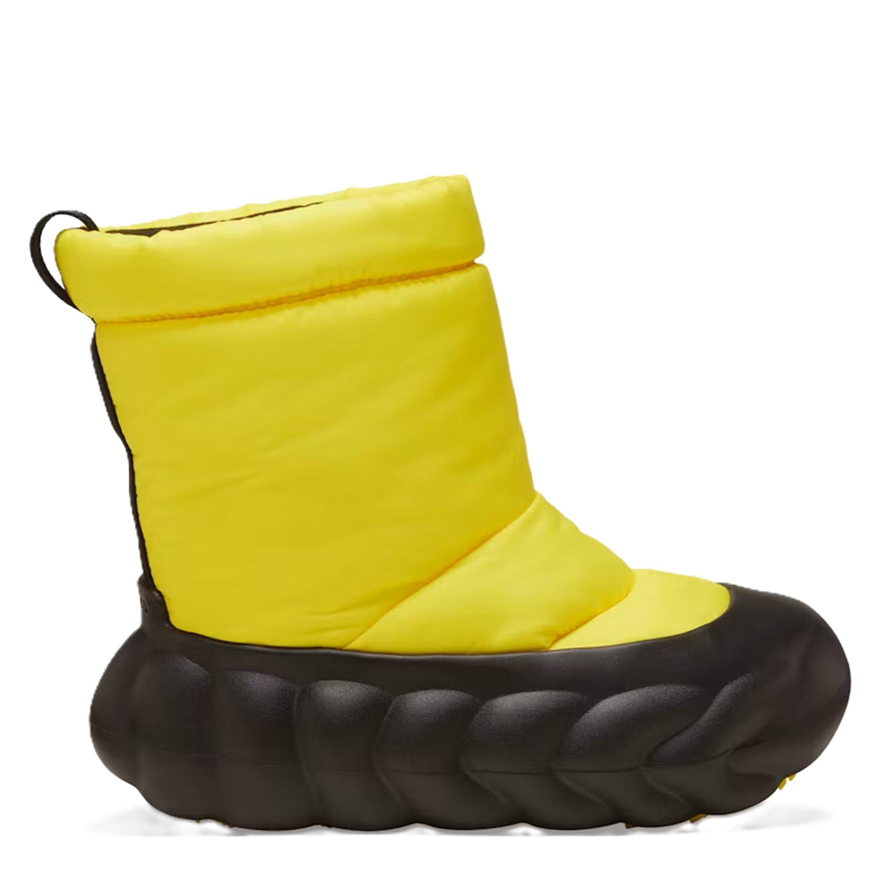 Cyber Yellow - Crocs - Women's OverPuff Boot Slippers - 1