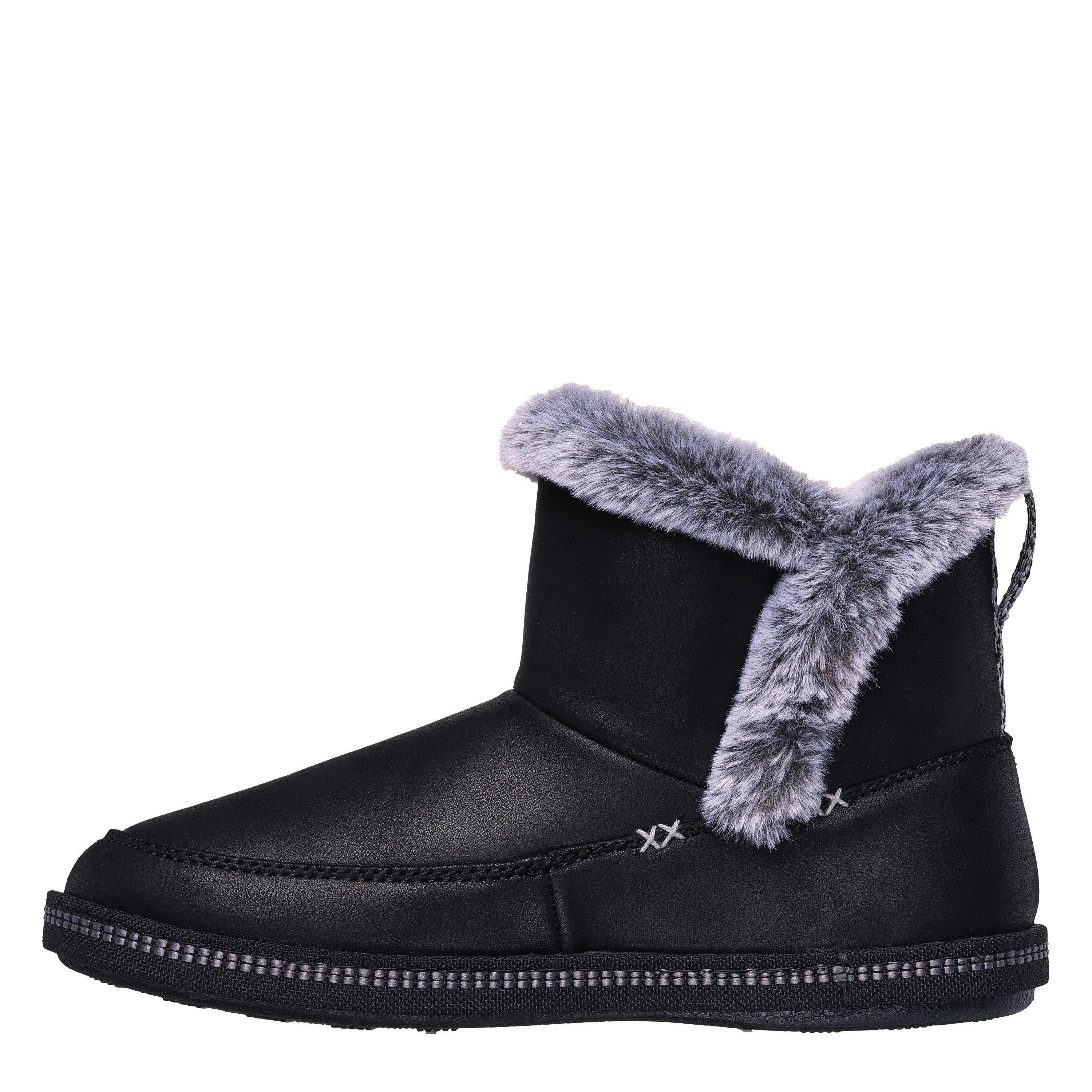 Crna - Skechers - Cozy Campfire Full Fit Slippers Womens - 2