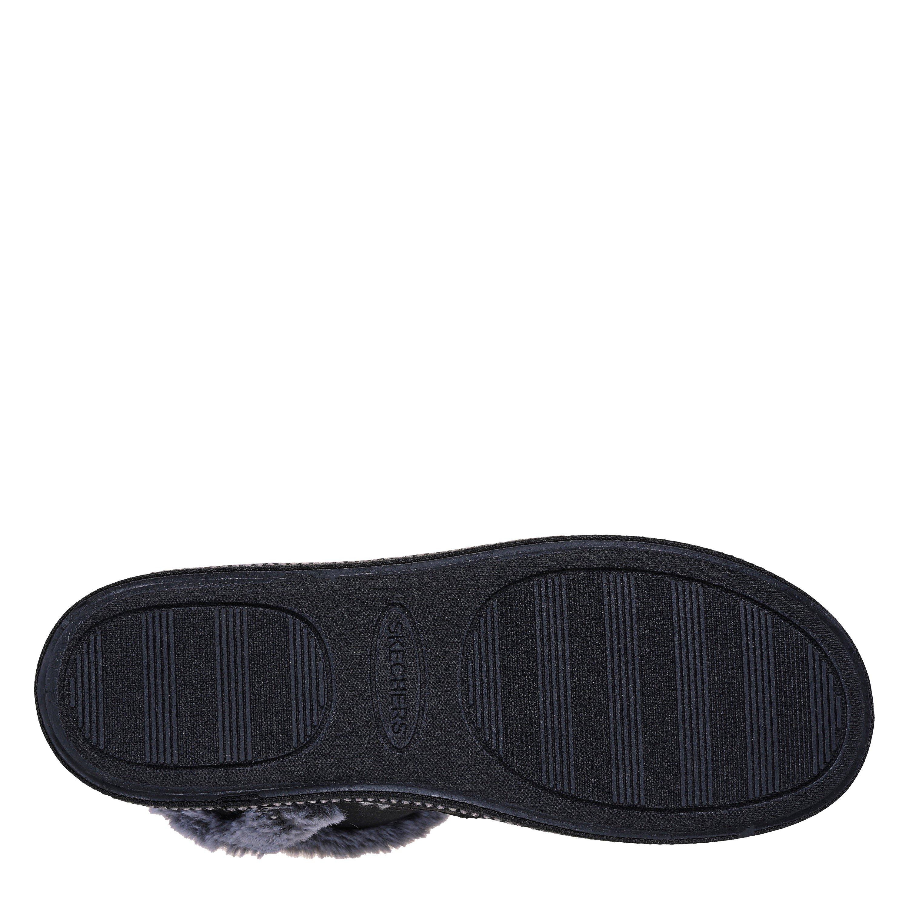 Crna - Skechers - Cozy Campfire Full Fit Slippers Womens - 4