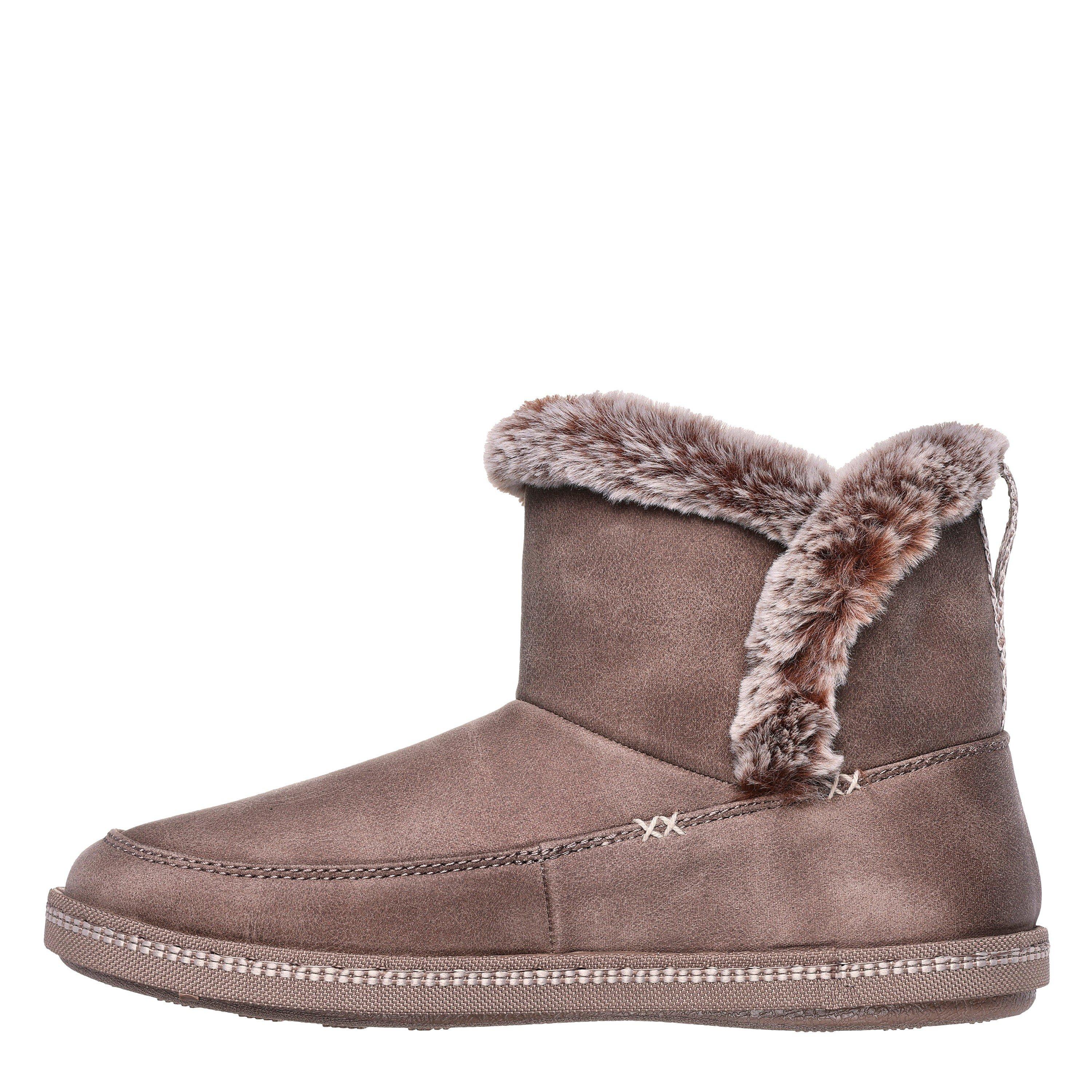 Dark Taupe - Skechers - Women's Cozy Campfire Full Fit Slippers - 2