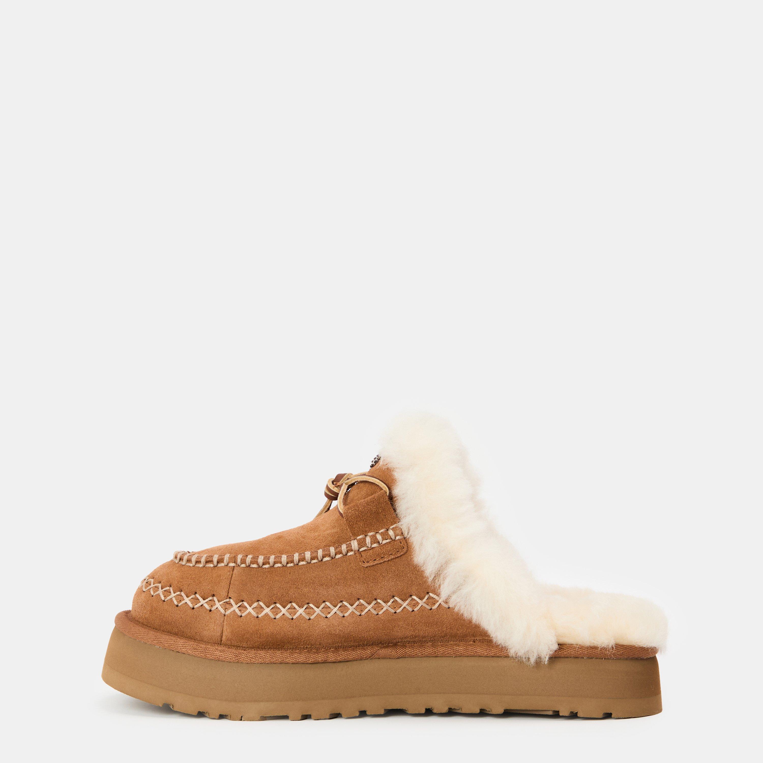 Chestnut - Ugg - Women's Disquette Alpine Mule Slippers - 2