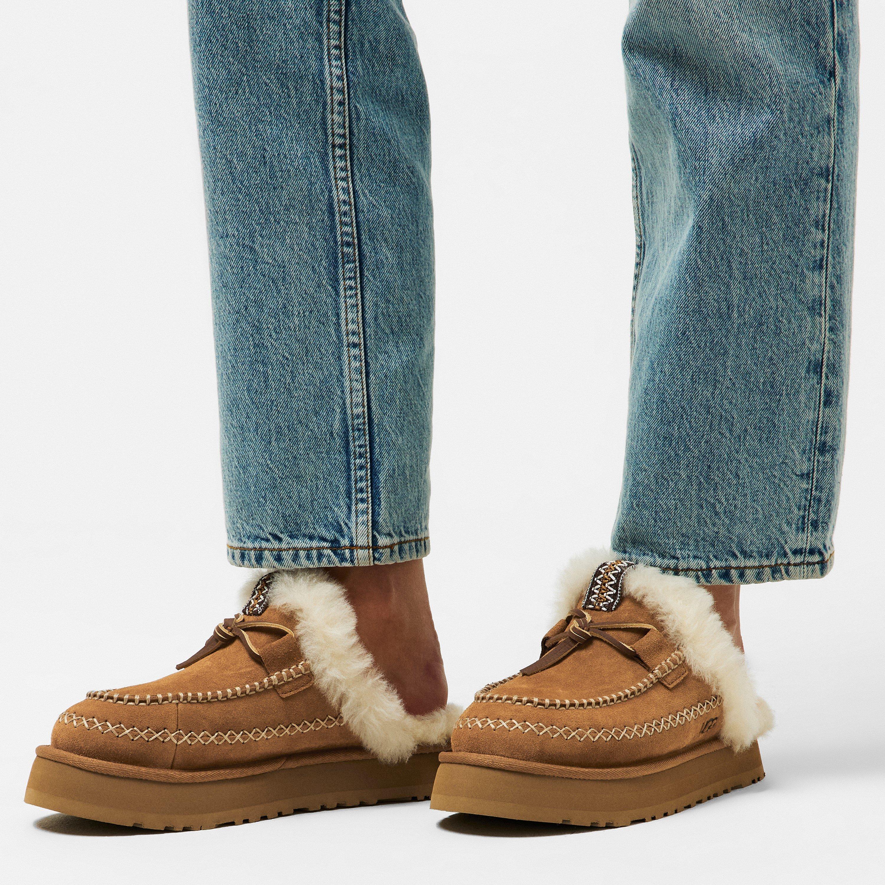 Chestnut - Ugg - Women's Disquette Alpine Mule Slippers - 3