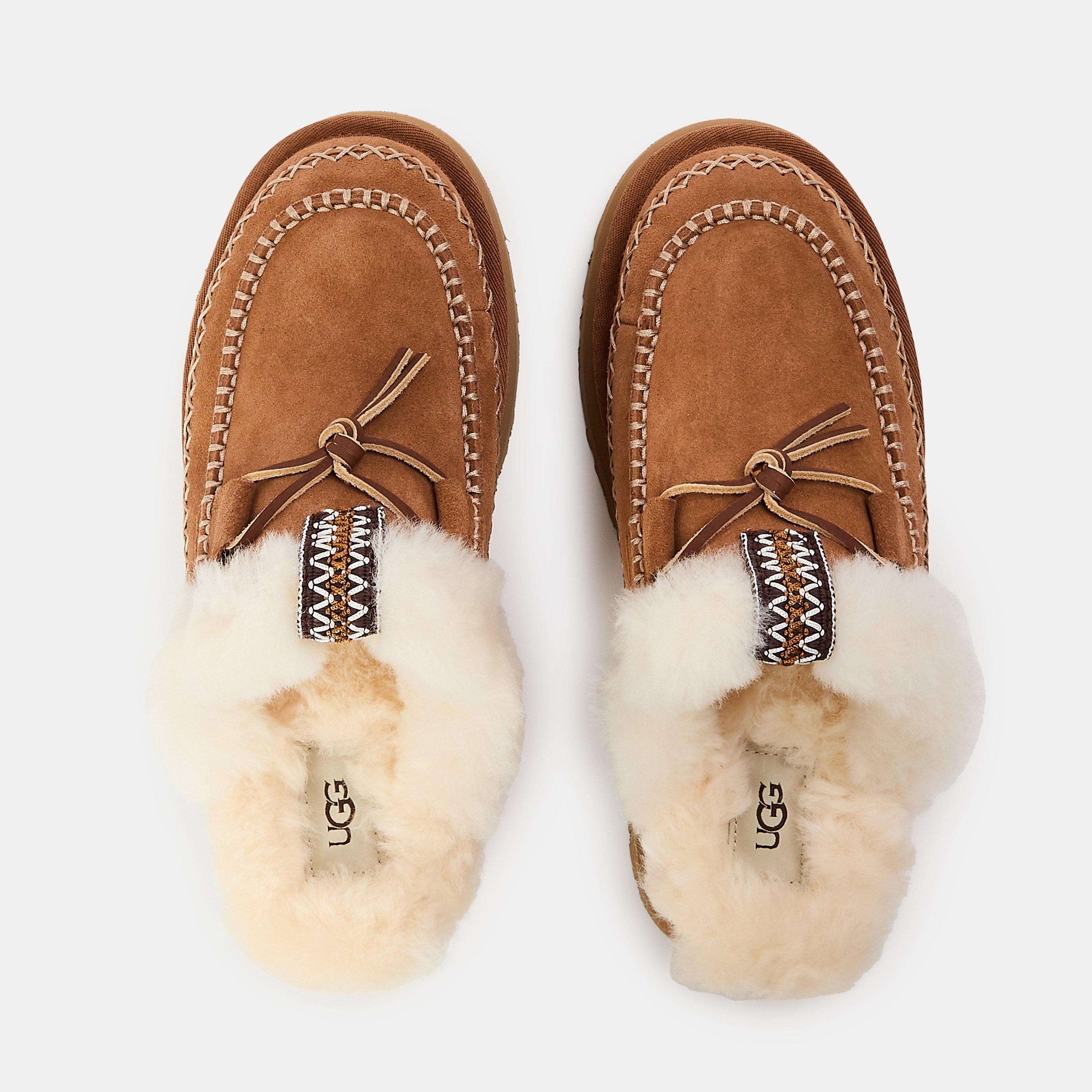 Chestnut - Ugg - Women's Disquette Alpine Mule Slippers - 5