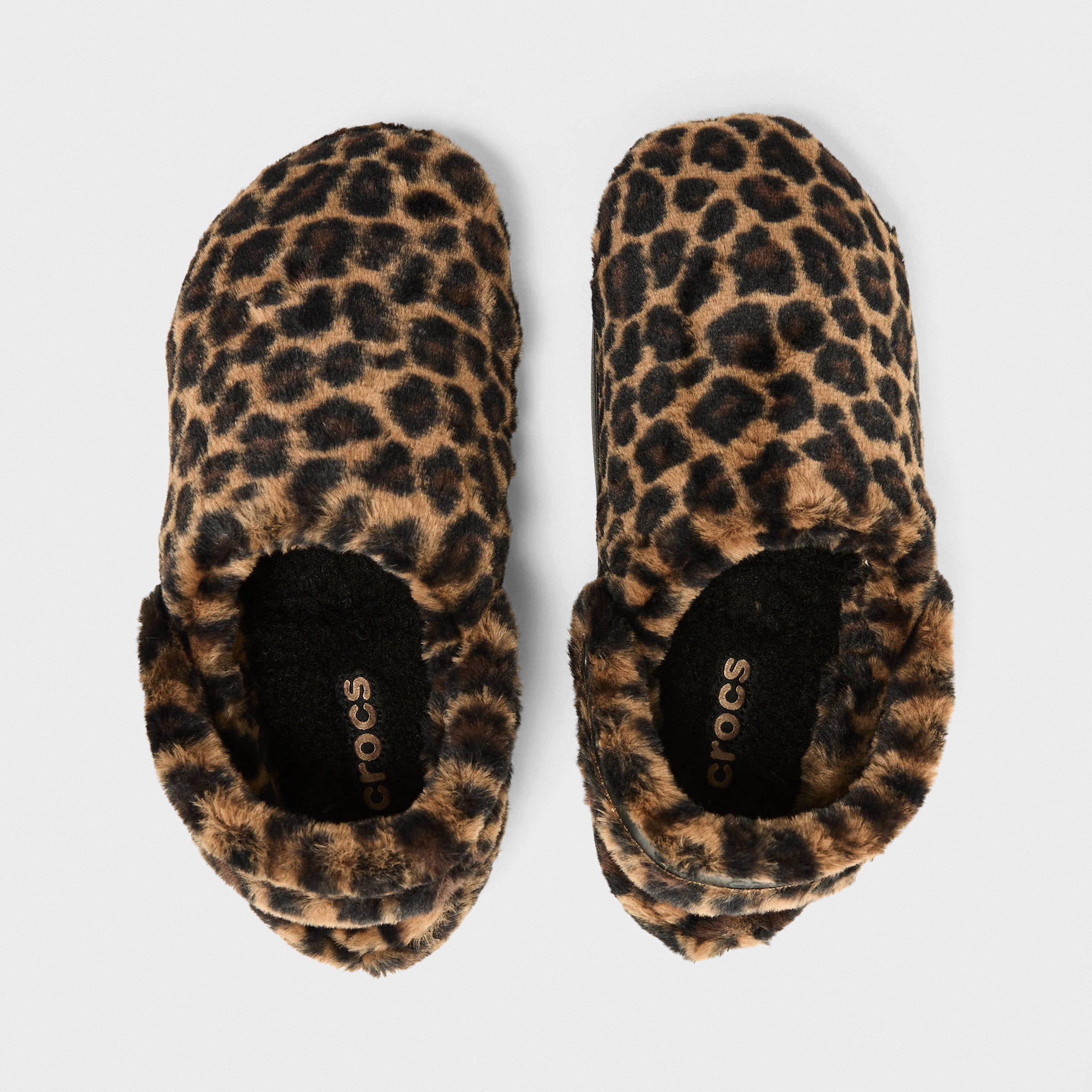 Leopard - Crocs - Women's Unfurgettable Lined Mule Slippers - 4