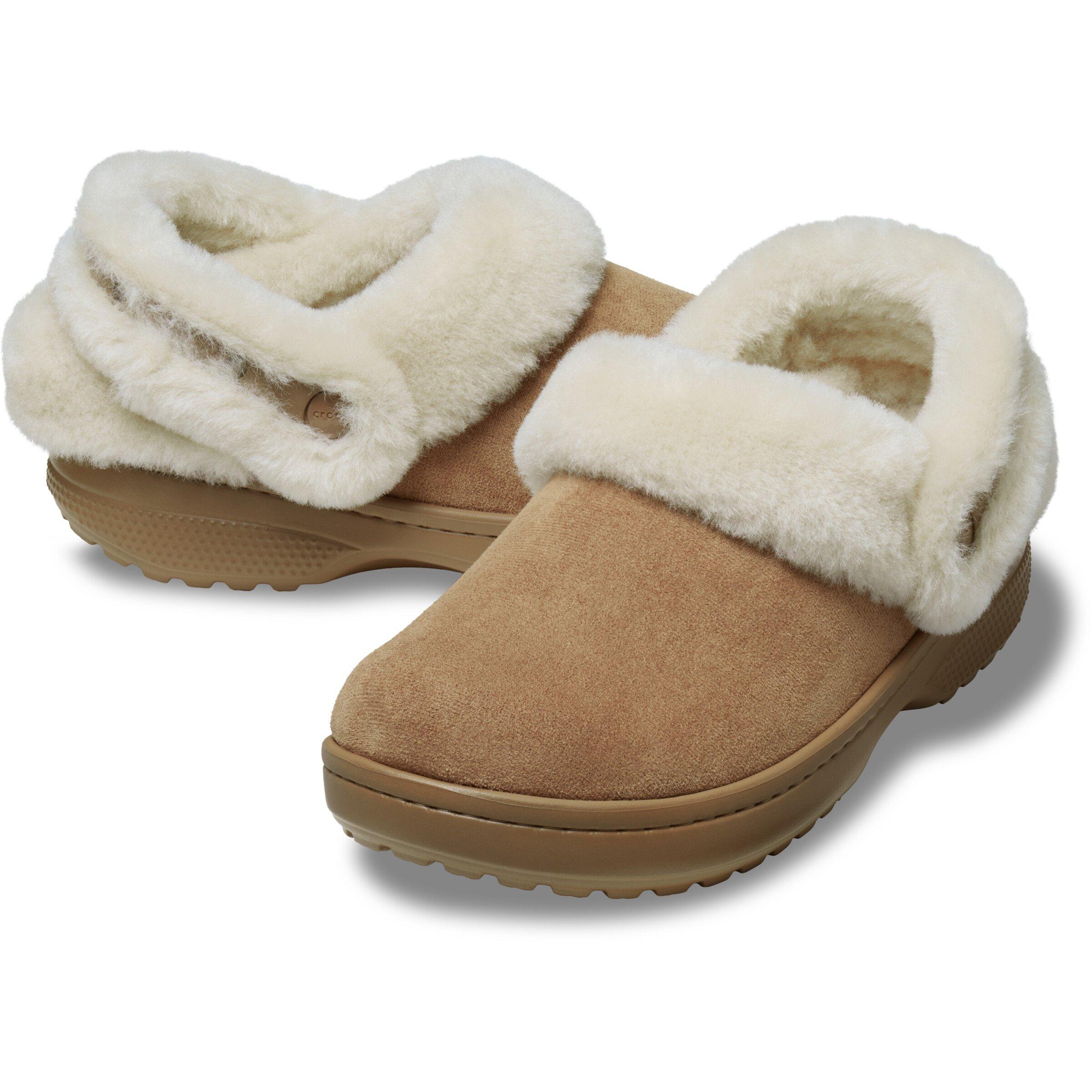 Sepia - Crocs - Women's Unfurgettable Suede Mule Slippers - 3
