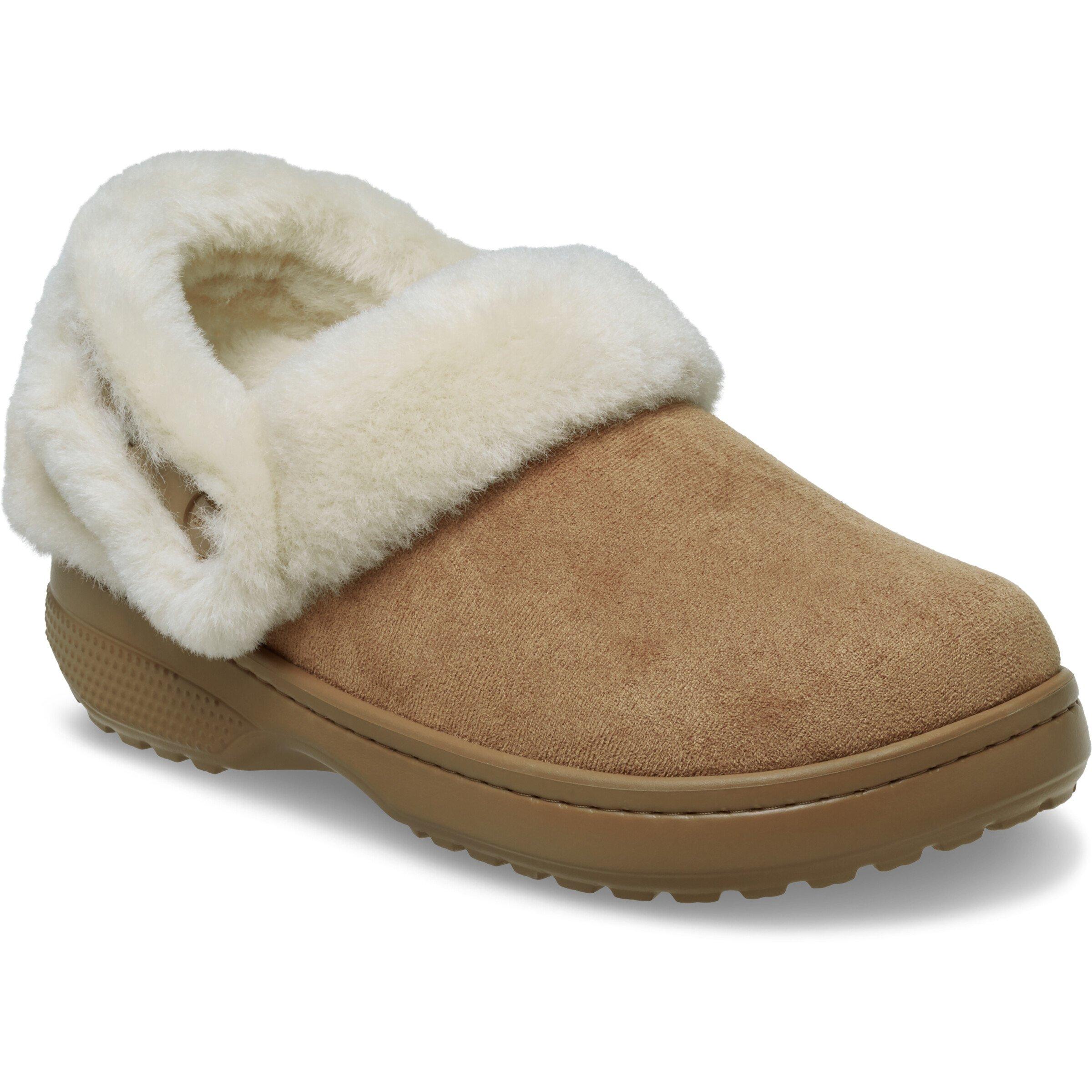 Sepia - Crocs - Women's Unfurgettable Suede Mule Slippers - 5