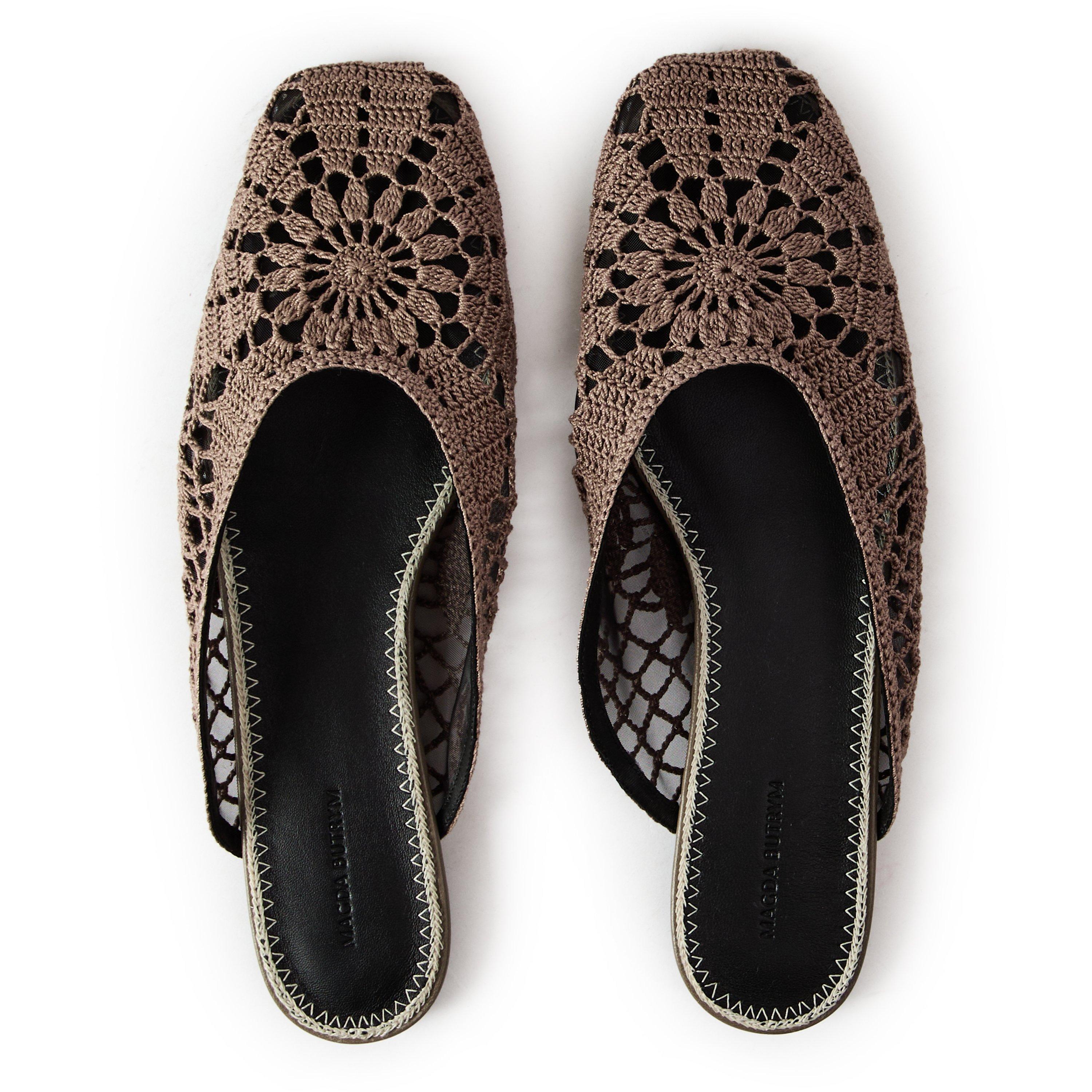 Taupe - Magda Butrym - Women's Mule Slippers - 5