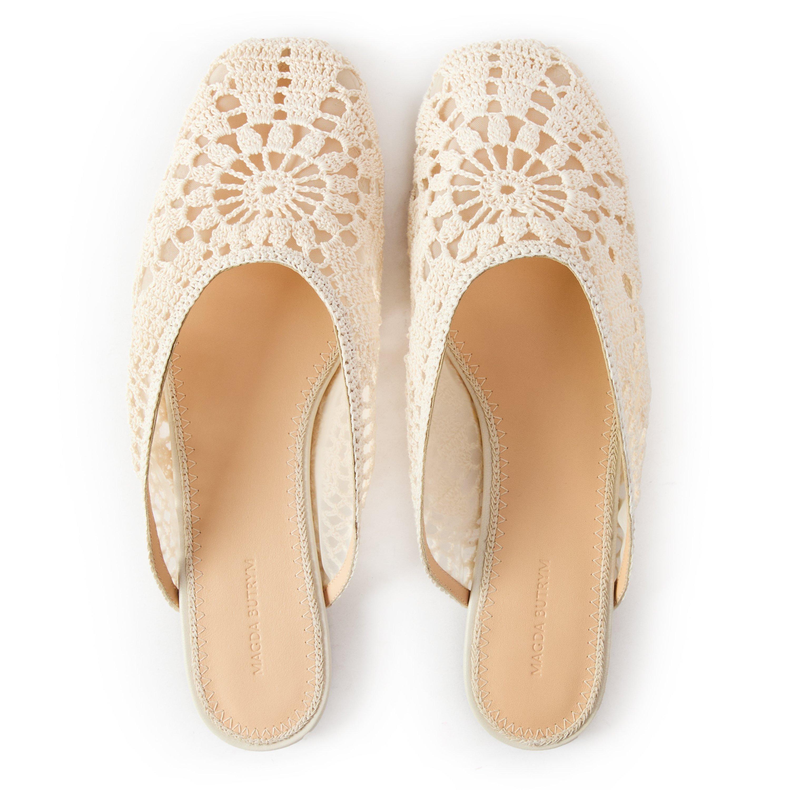 Cream - Magda Butrym - Women's Mule Slippers - 4