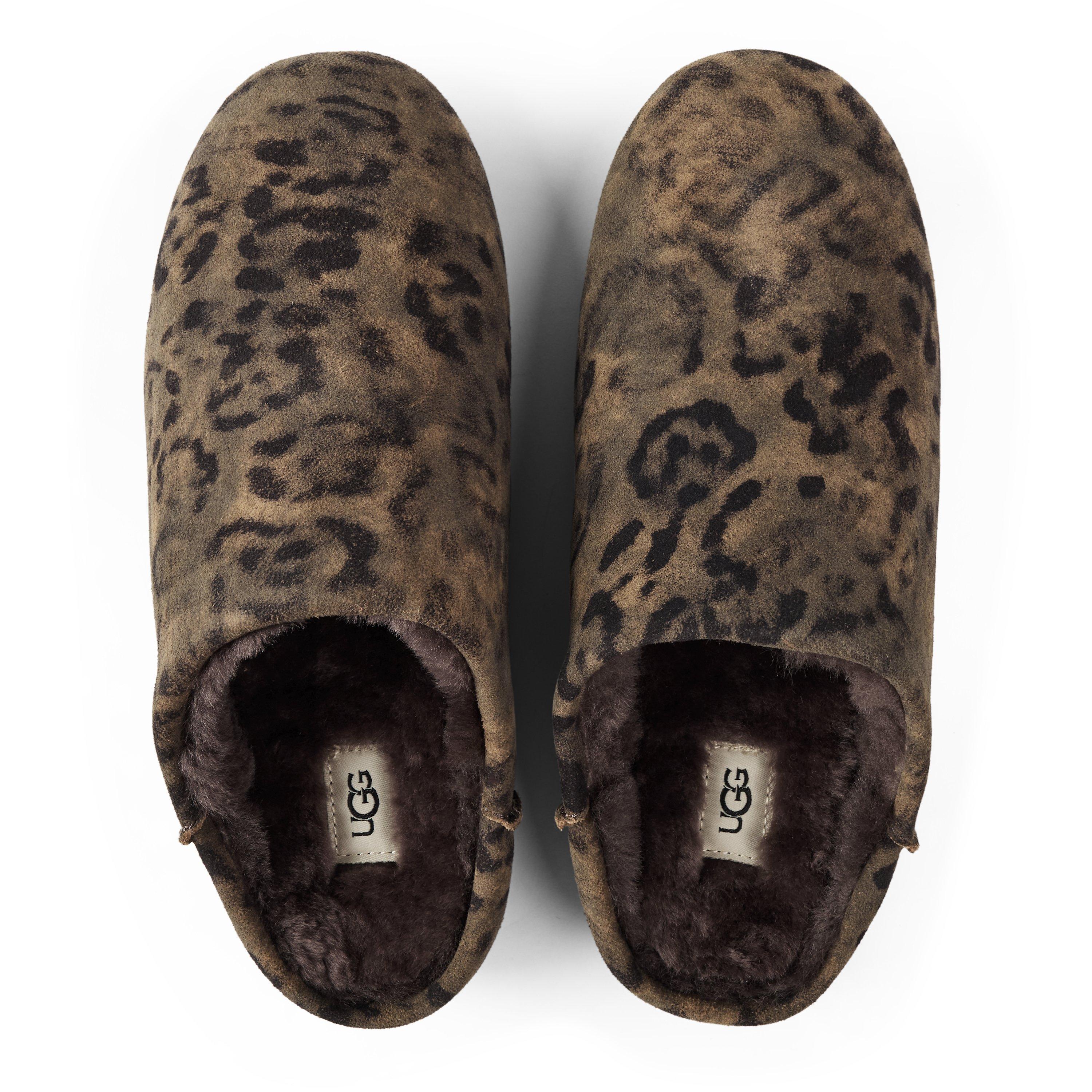 Chestnut - Ugg - Women's Elea Spot Suede Mule Slippers - 4