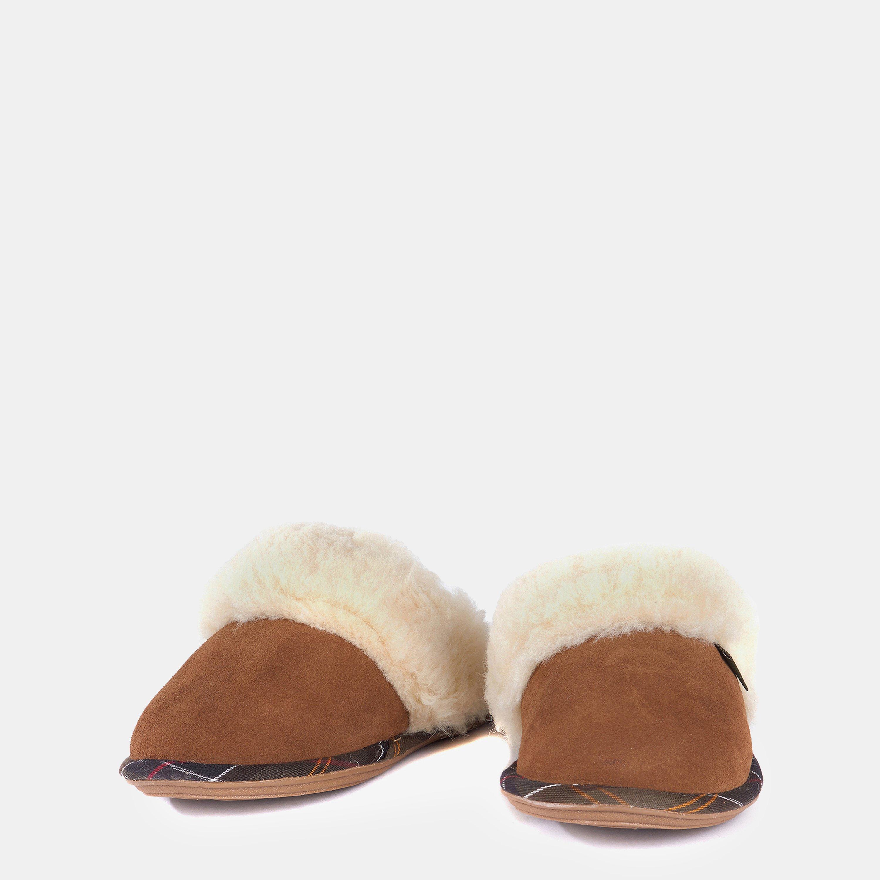 Camel Suede v2 - Barbour - Lydia Mule Slippers - 4