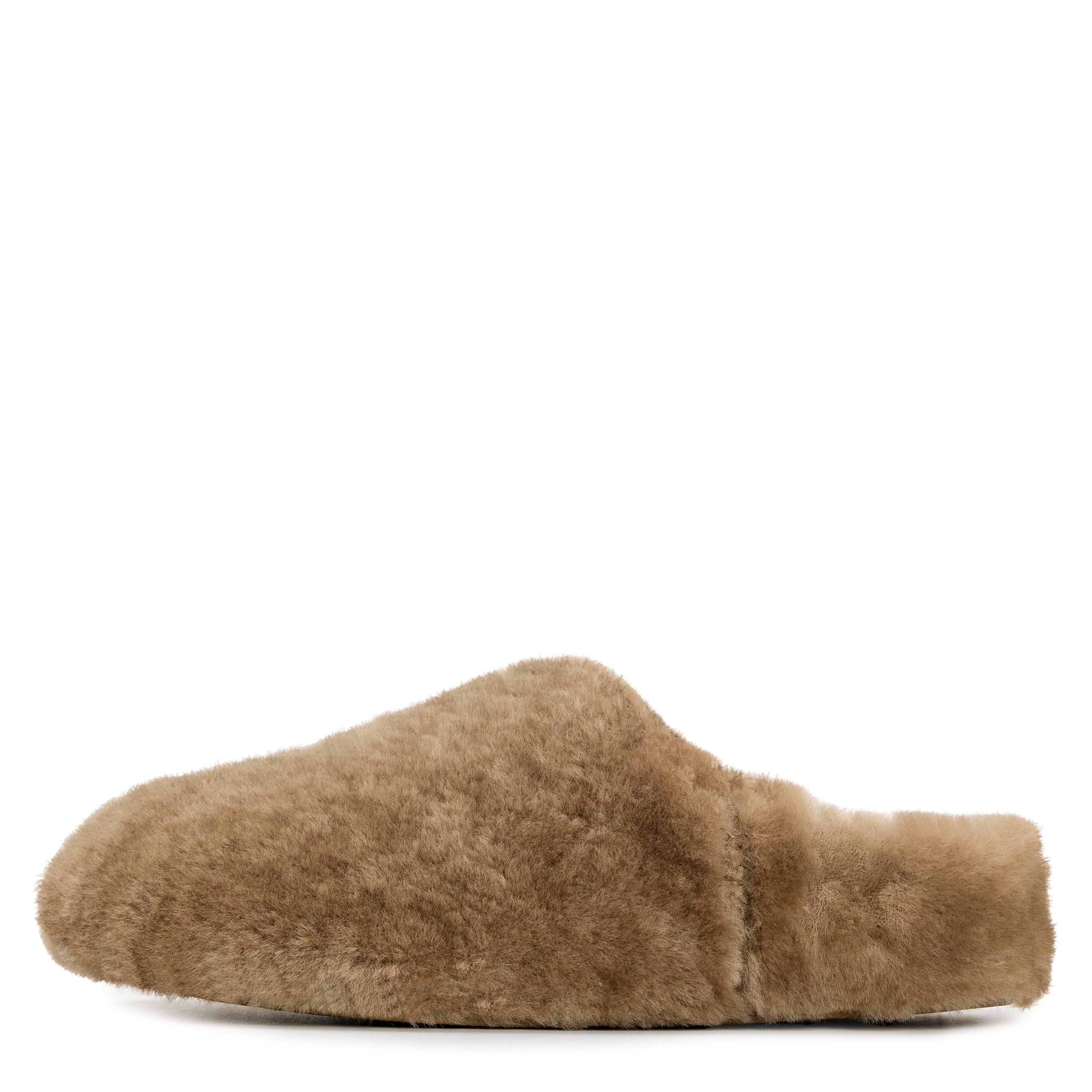 Light Bronze - Ugg - Women's Elea Fluff Slip-On Sheepskin Mule Slippers - 2
