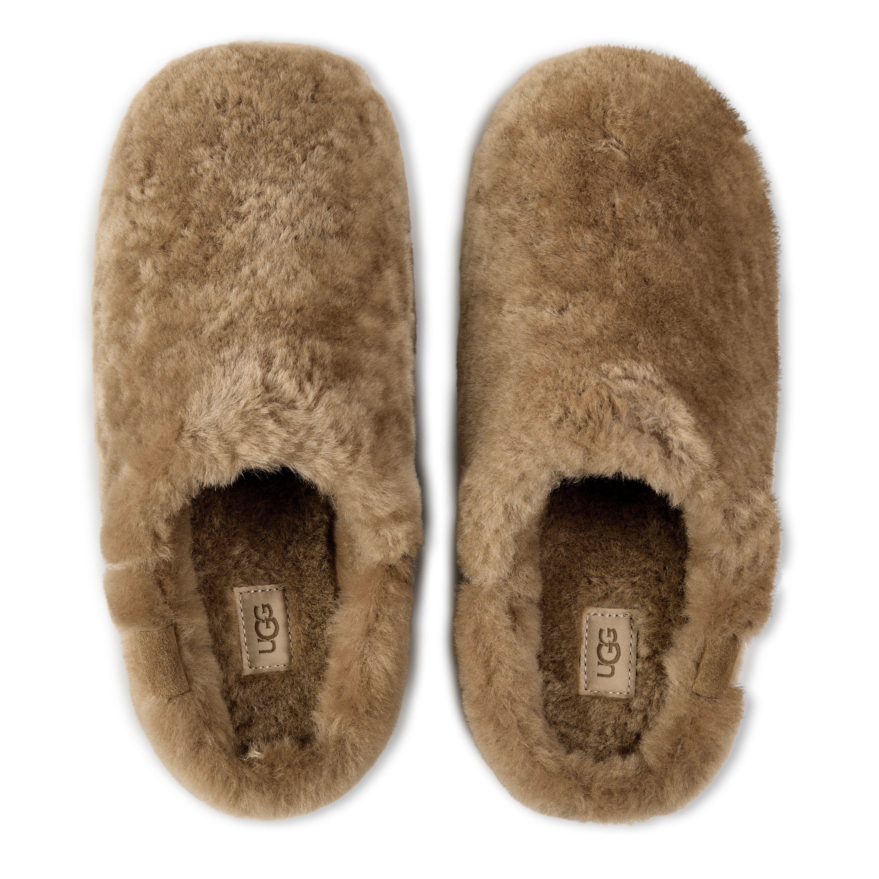 Light Bronze - Ugg - Women's Elea Fluff Slip-On Sheepskin Mule Slippers - 4