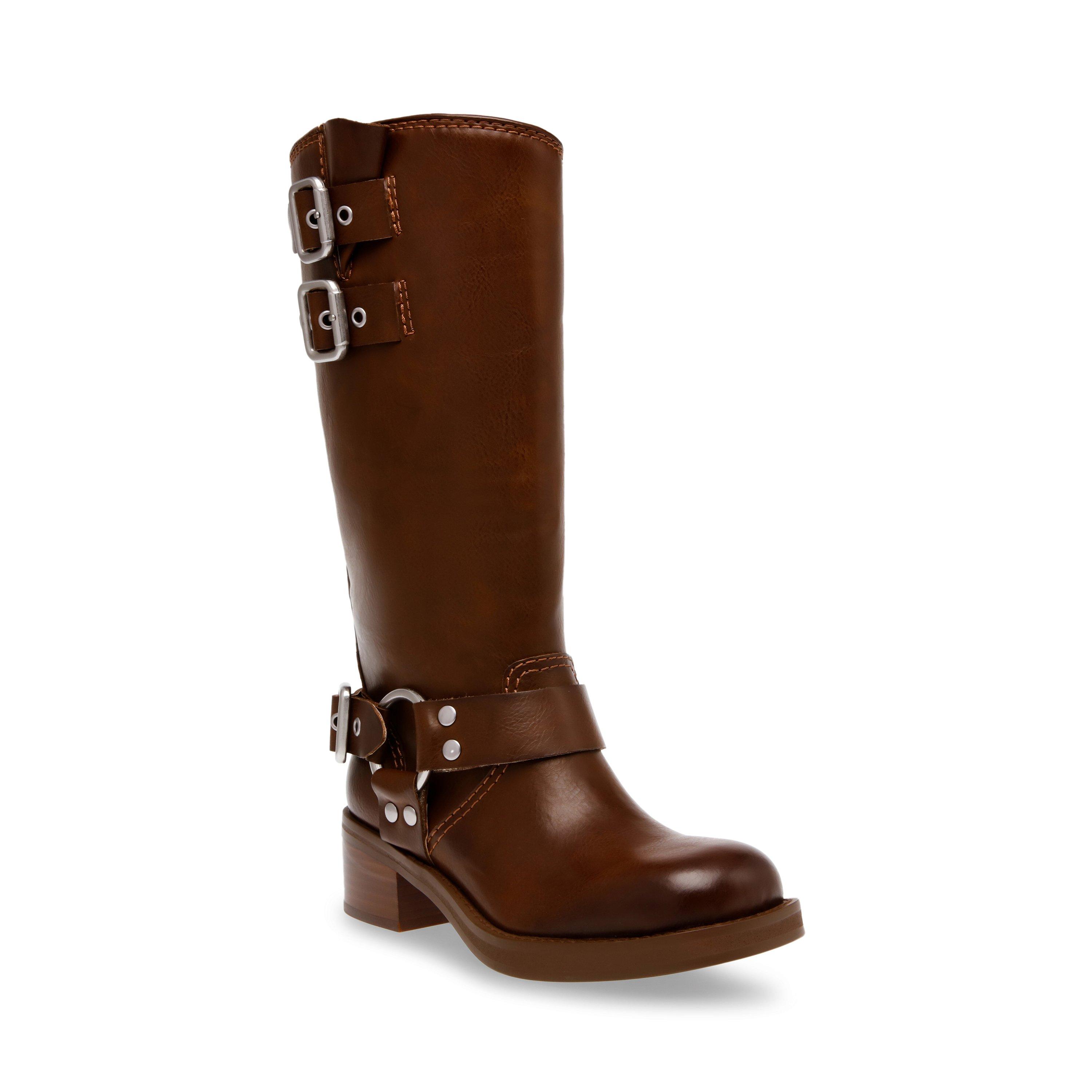 Brown - Steve Madden - Women's Eastern Boot Slippers - 2