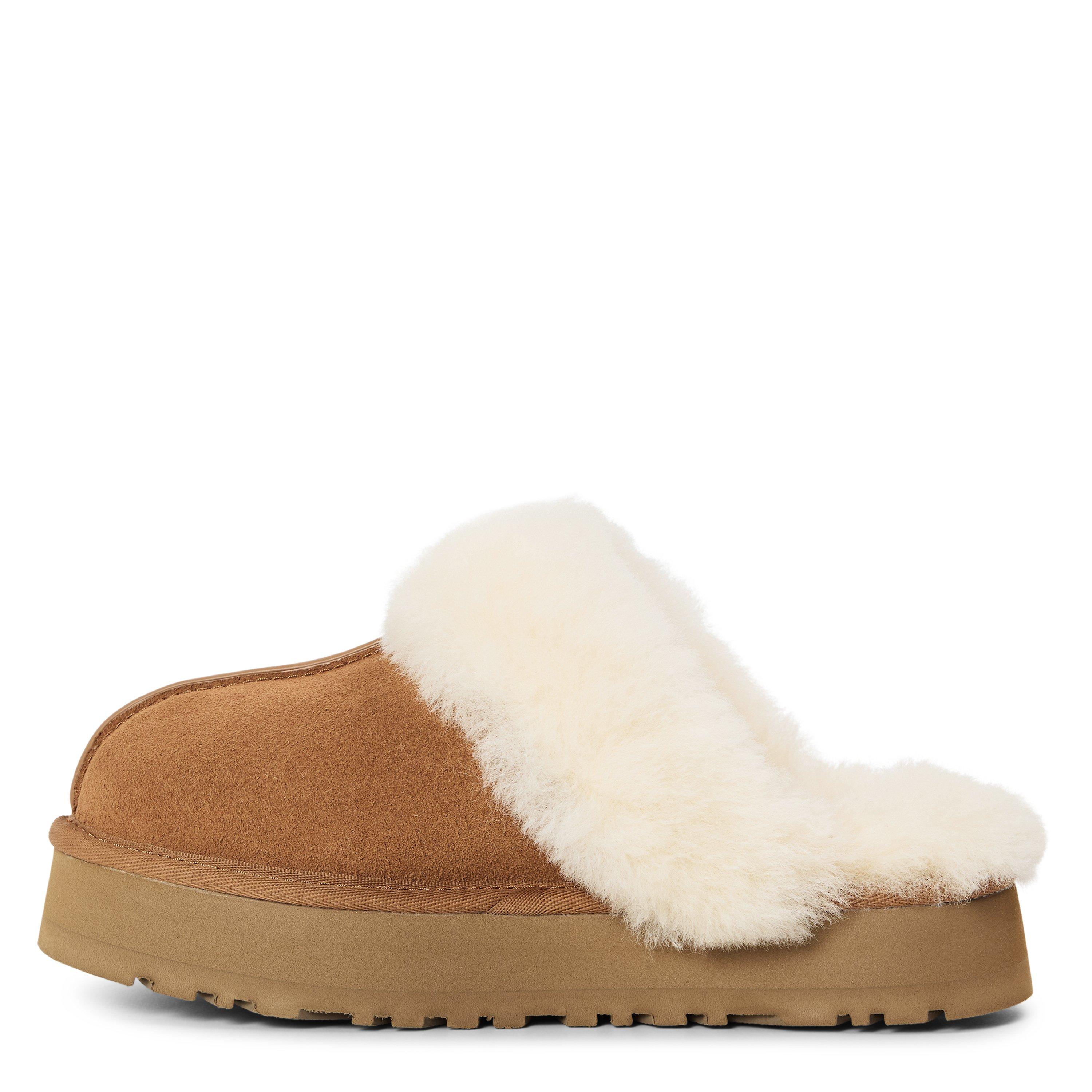 Chestnut - Ugg - Women's Disquette Wool Mule Slippers - 2