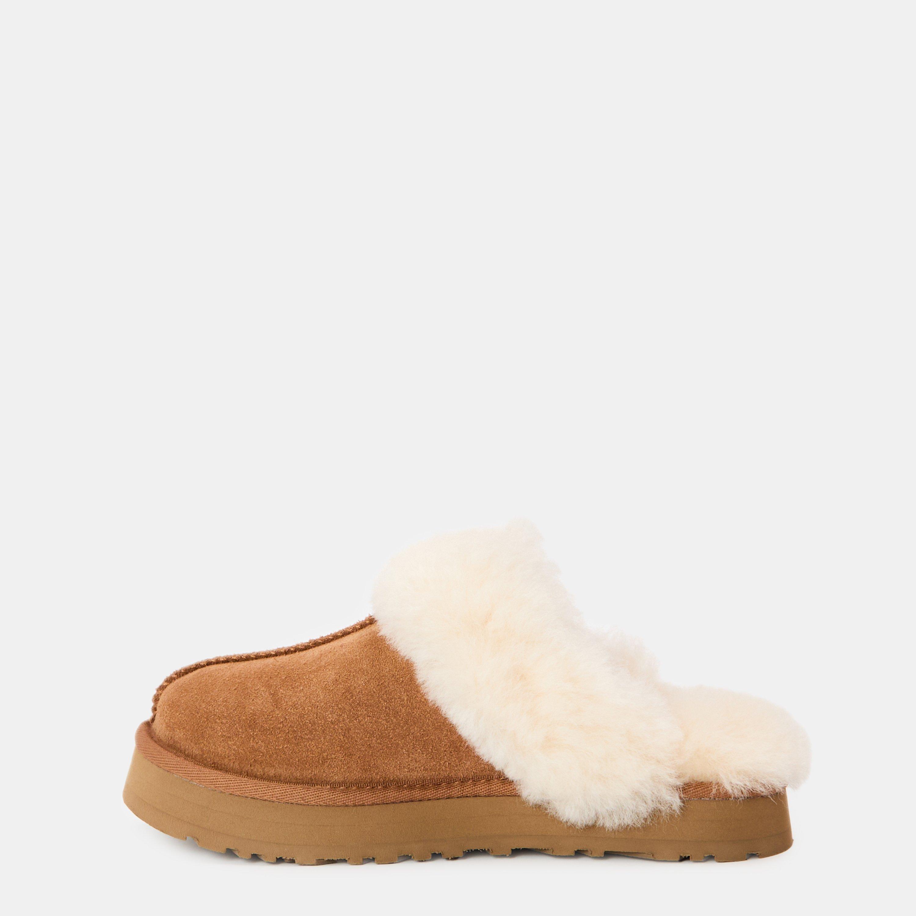 Chestnut CHE - Ugg - Unisex Kids Disquette Mule Slippers - 2