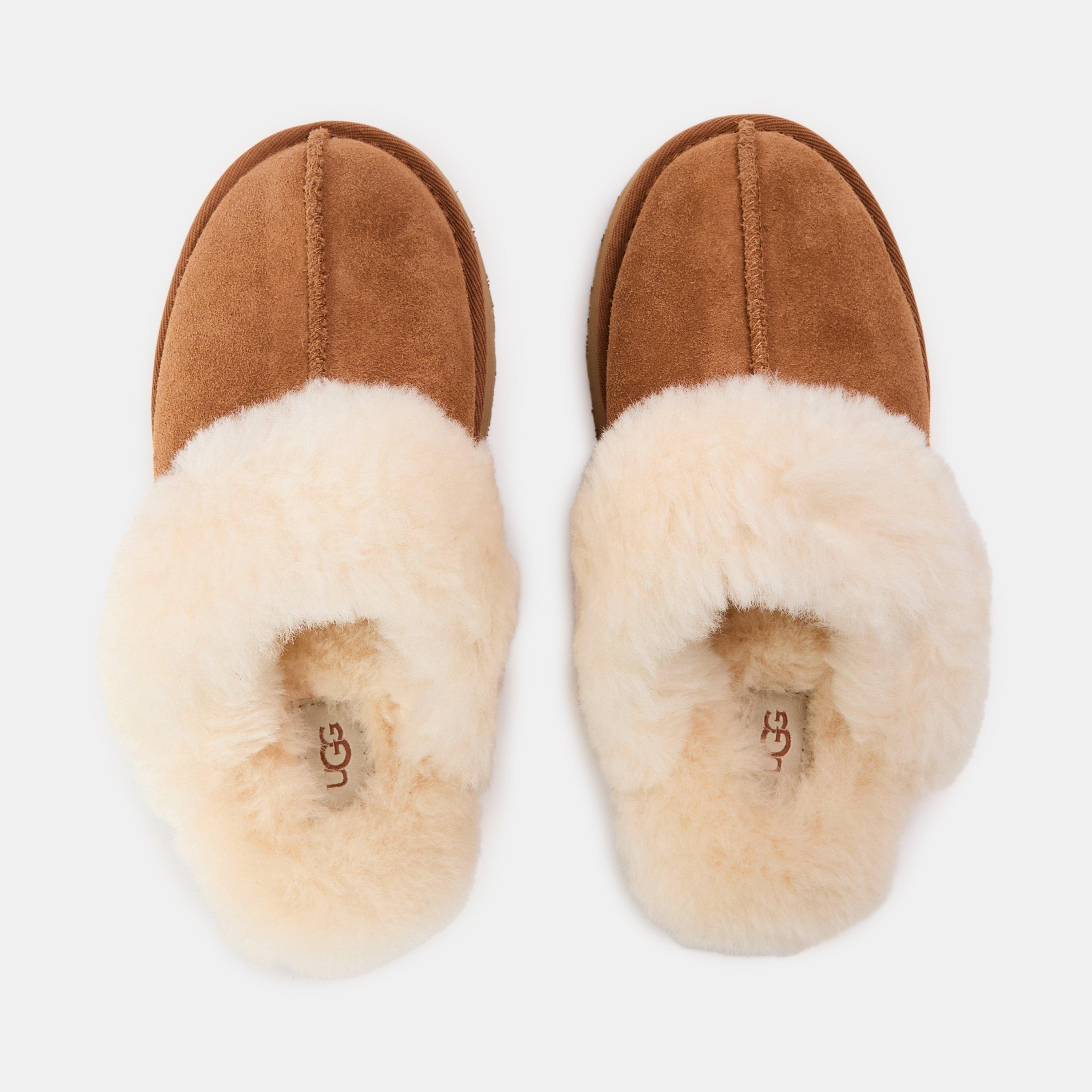 Chestnut CHE - Ugg - Unisex Kids Disquette Mule Slippers - 4