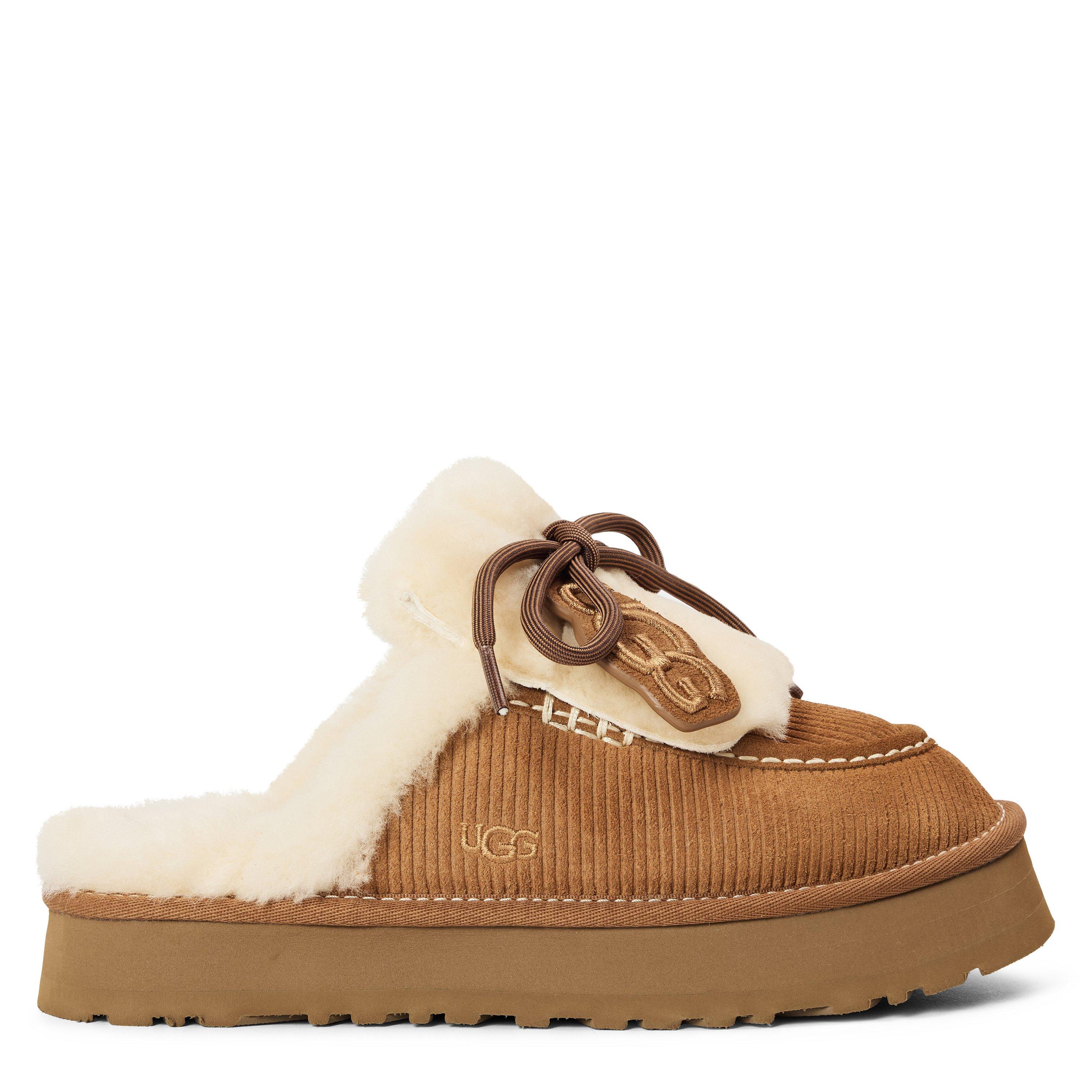 Ugg Women's Disquette Heritage Mule Slippers - Chestnut - 5 (38)
