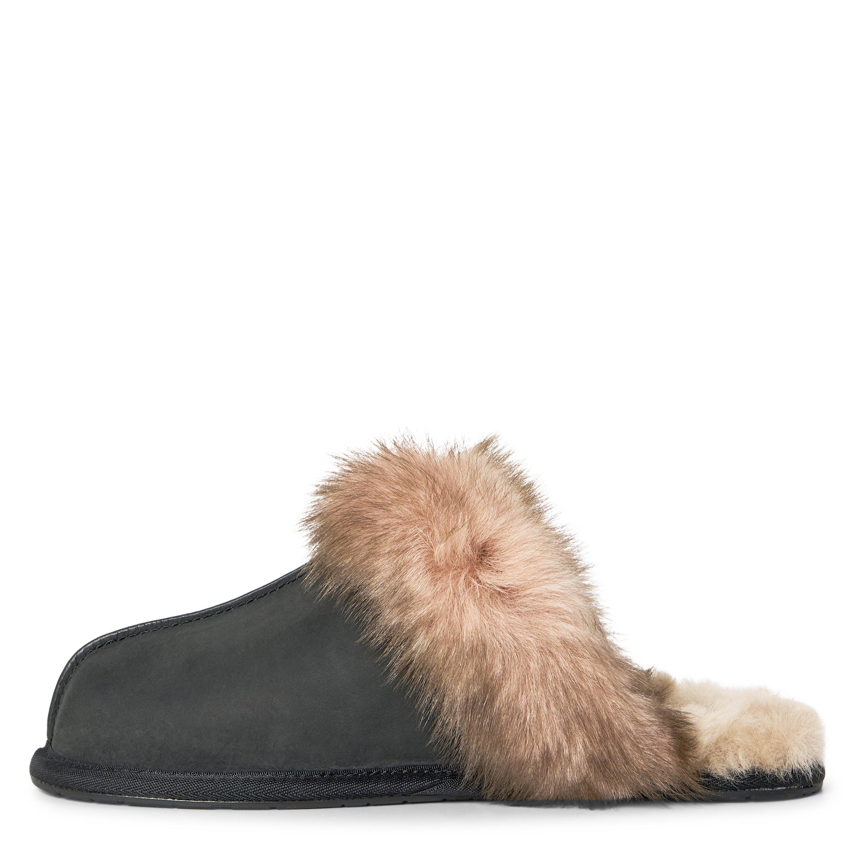 Black - Ugg - Women's Scuffette Nubuck Mule Slippers - 2