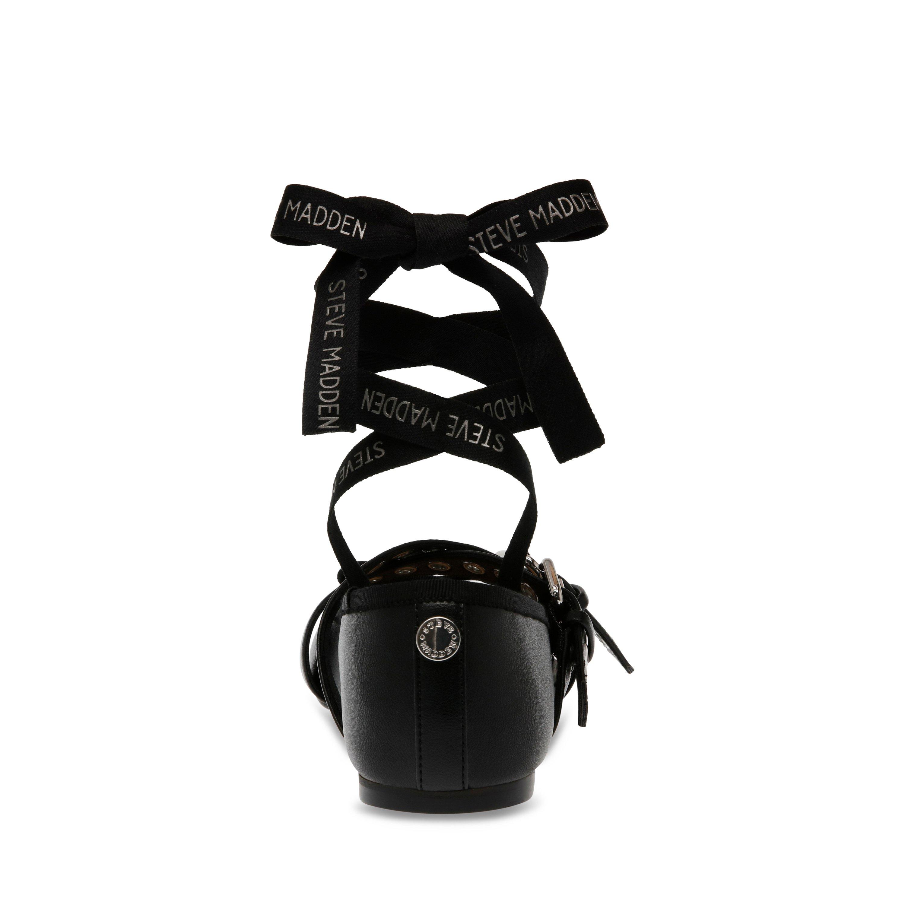 Black - Steve Madden - Baylen Strapped Ballet Pumps - 5