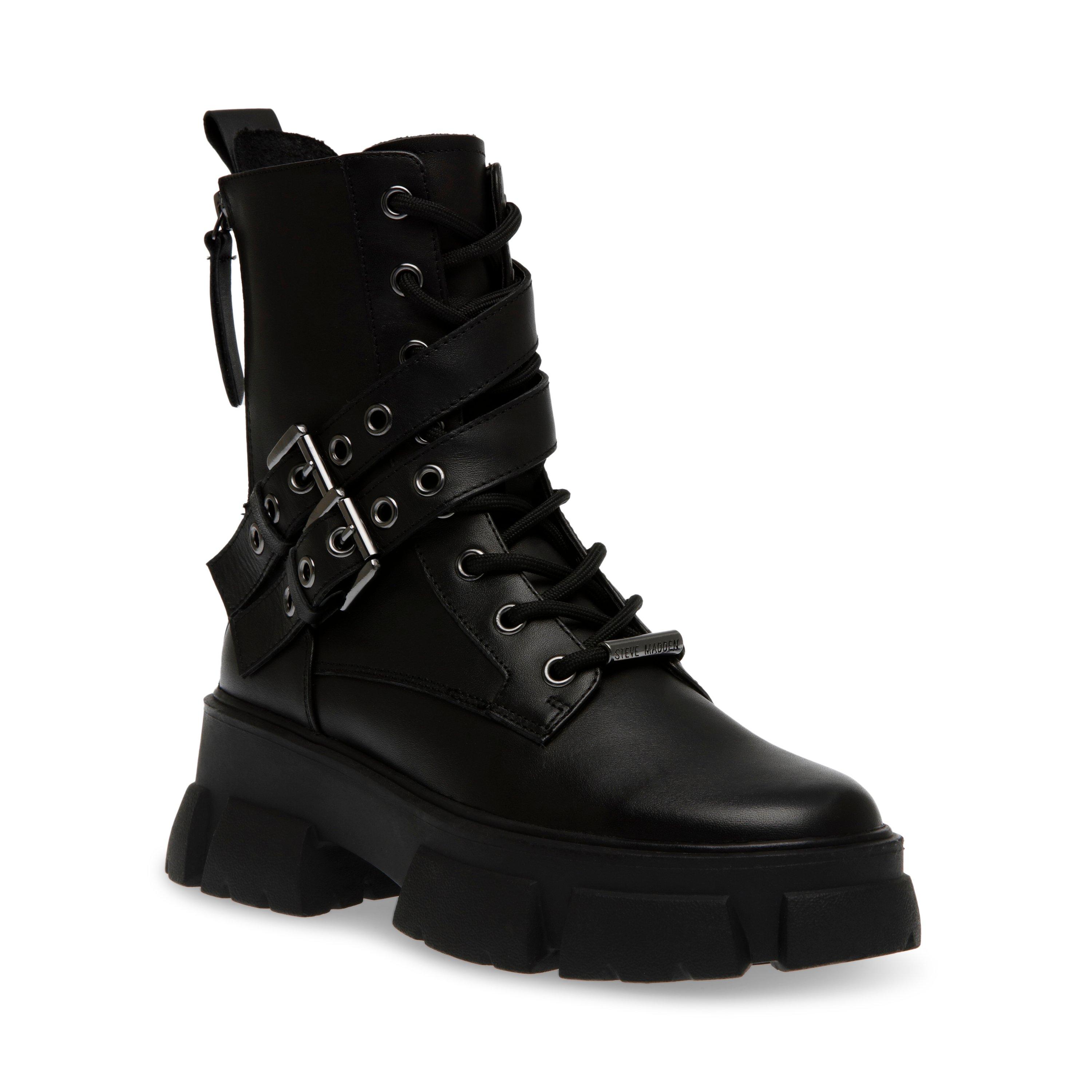 Blk Action Lthr - Steve Madden - Traction Boots - 2