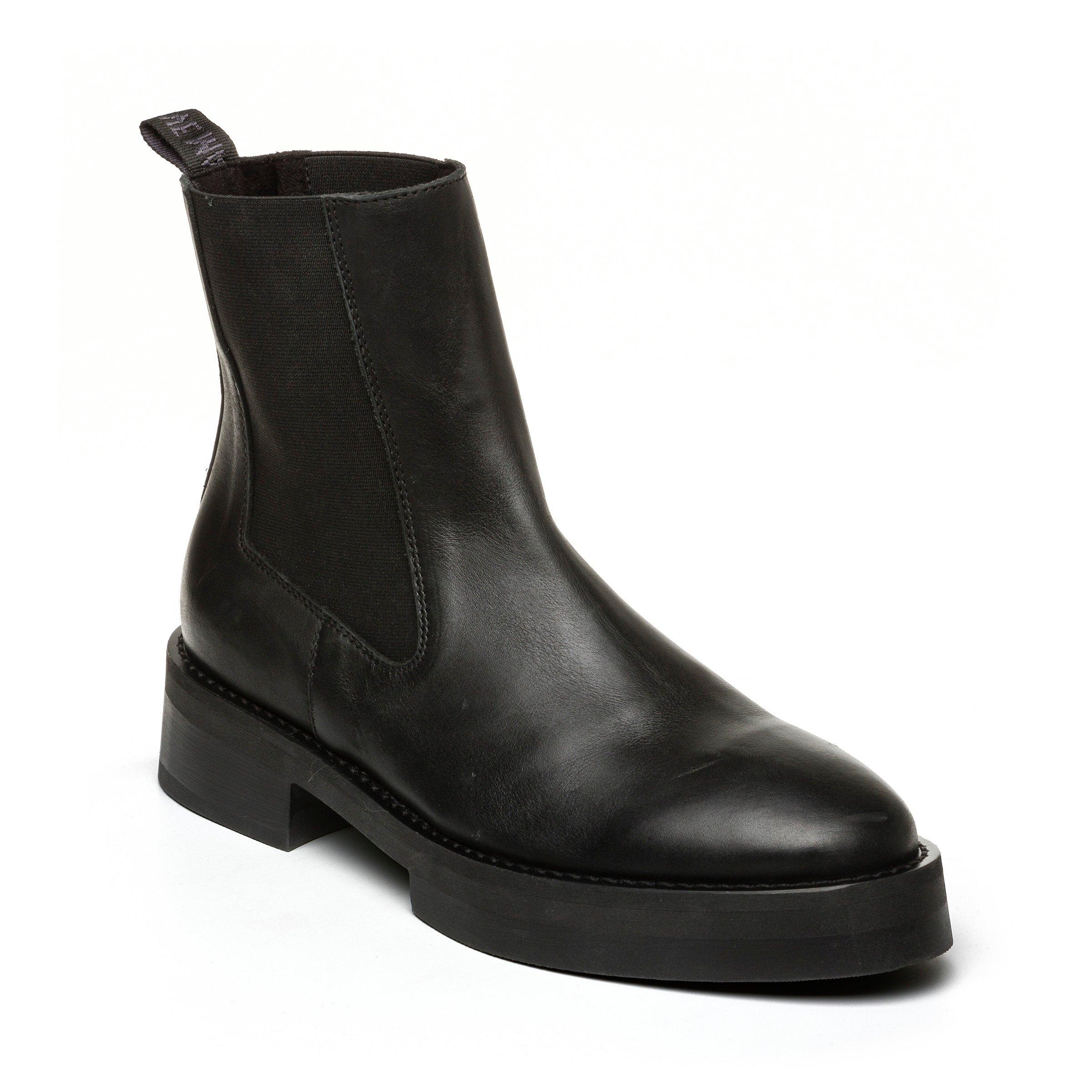 Black Leather - Steve Madden - Monte Boots - 2