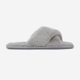 Jack Wills Faux Fur Cross Over Slippers