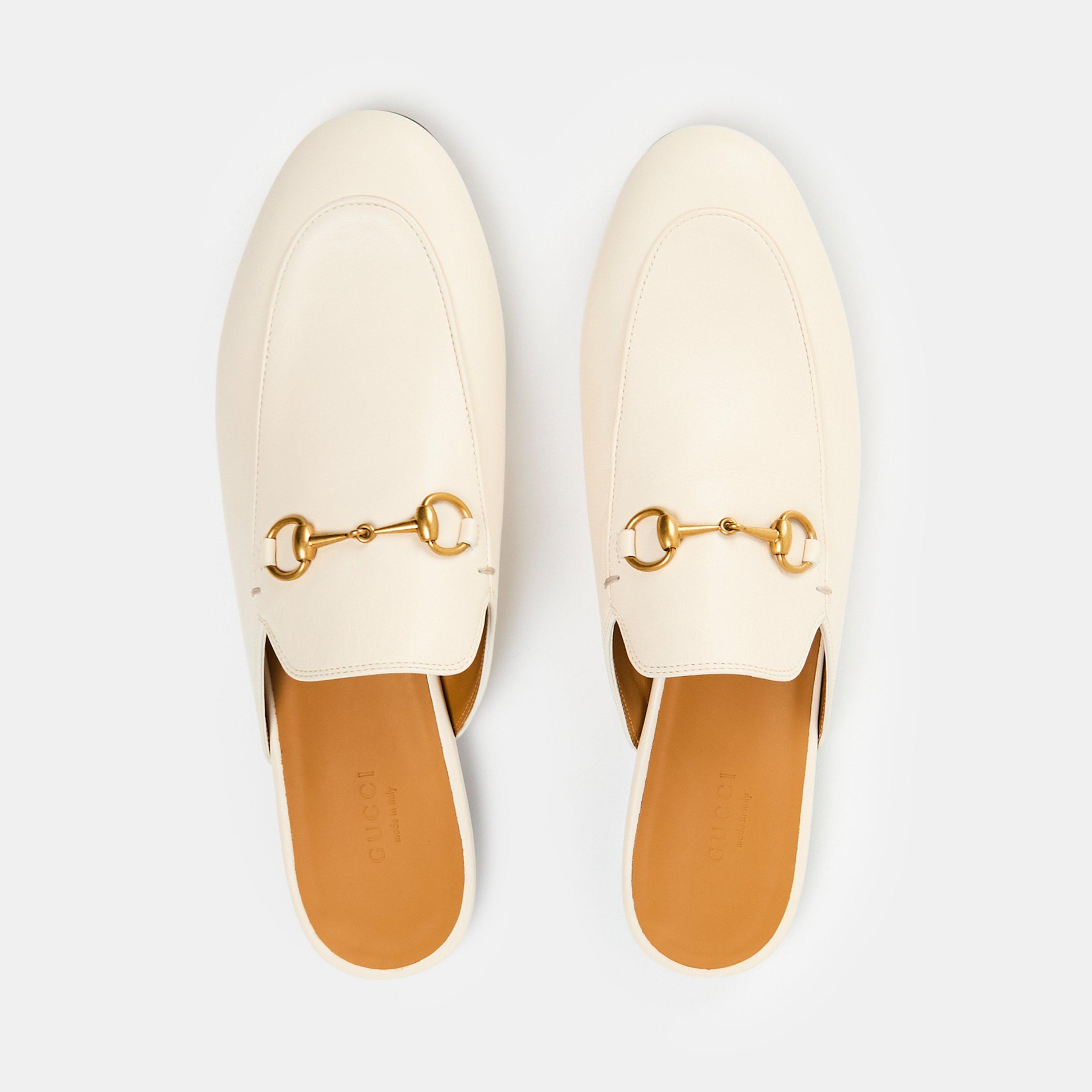 White 9022 - Gucci - Women's Princetown Leather Mules - 5