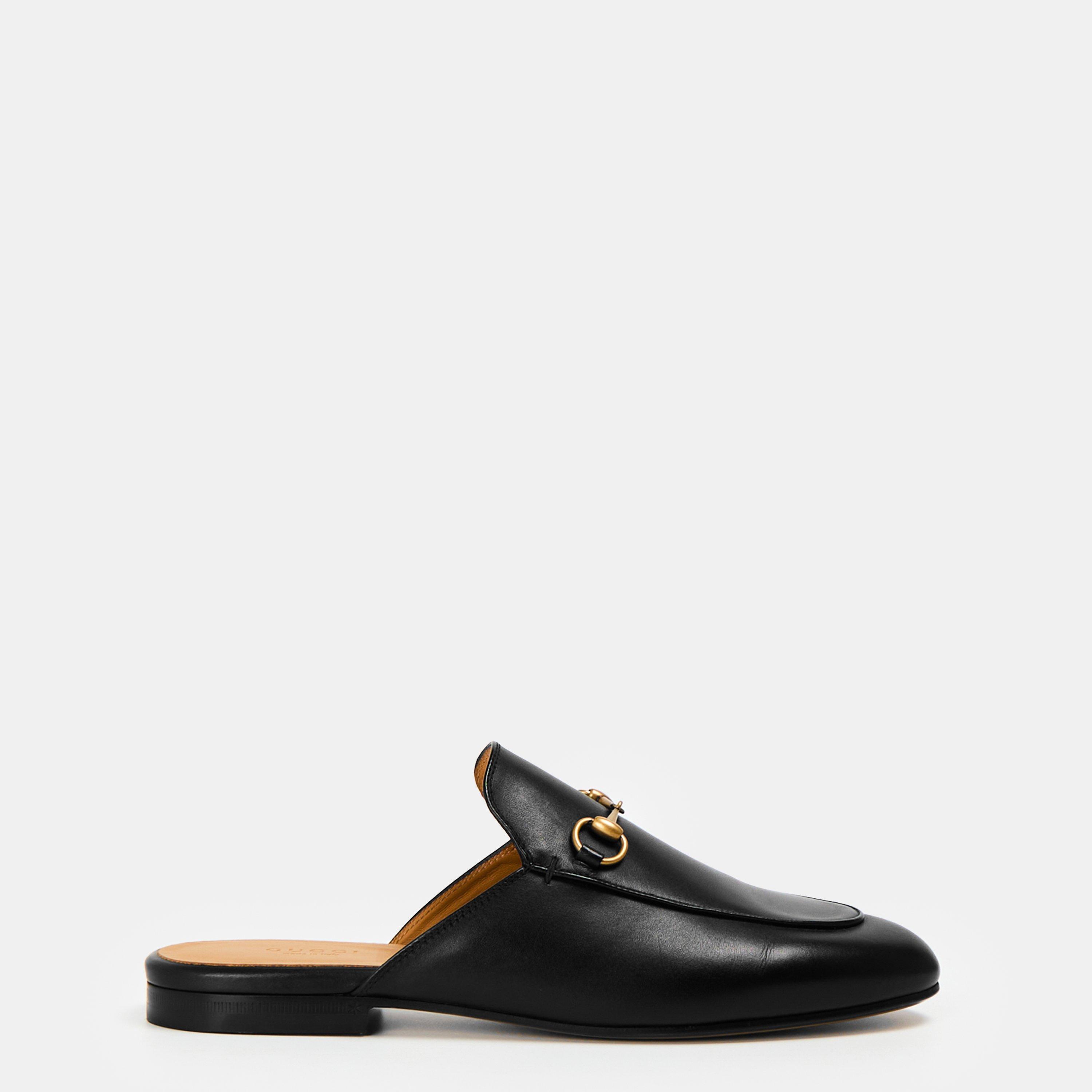 Black 1000 - Gucci - Women's Princetown Leather Mules - 1