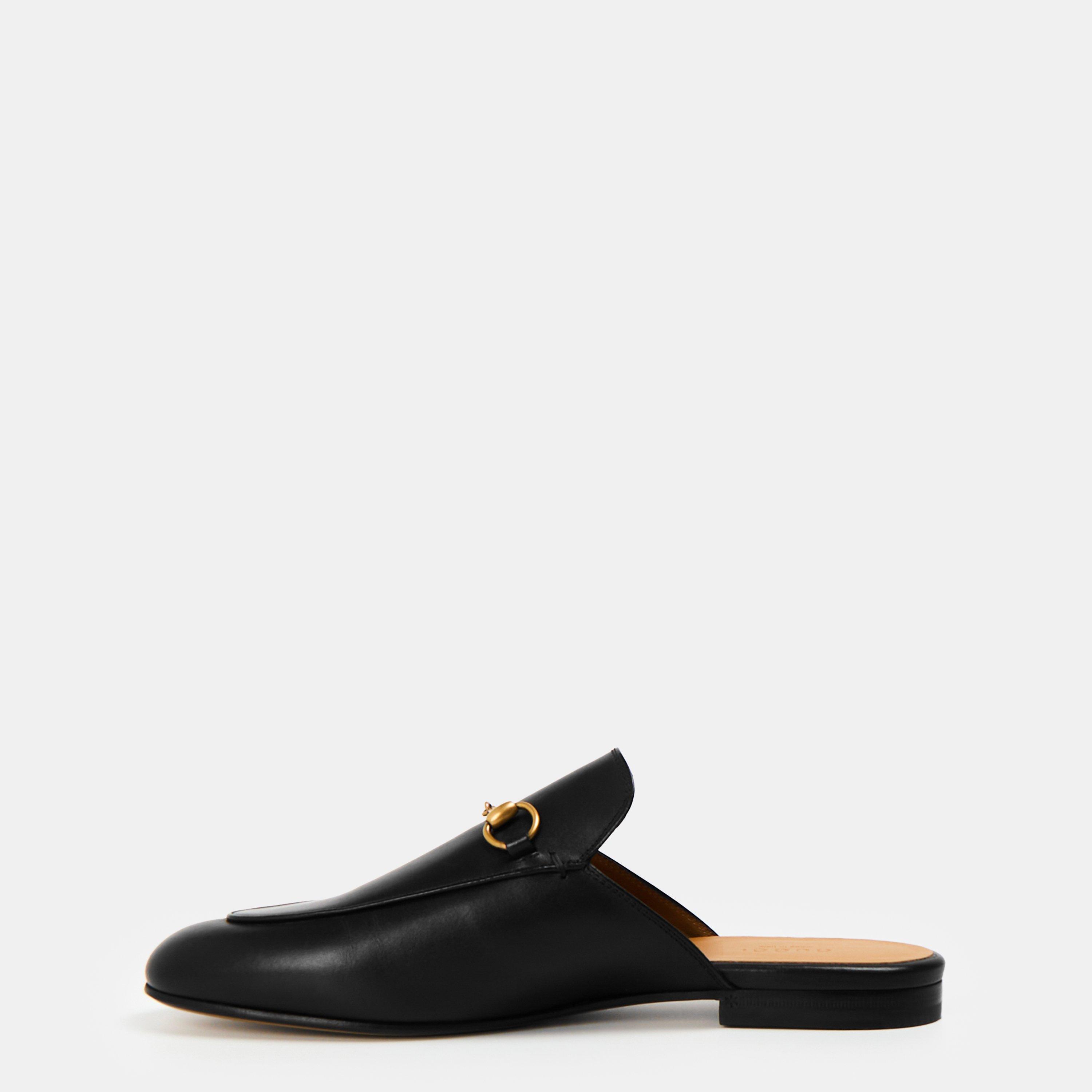 Black 1000 - Gucci - Women's Princetown Leather Mules - 2