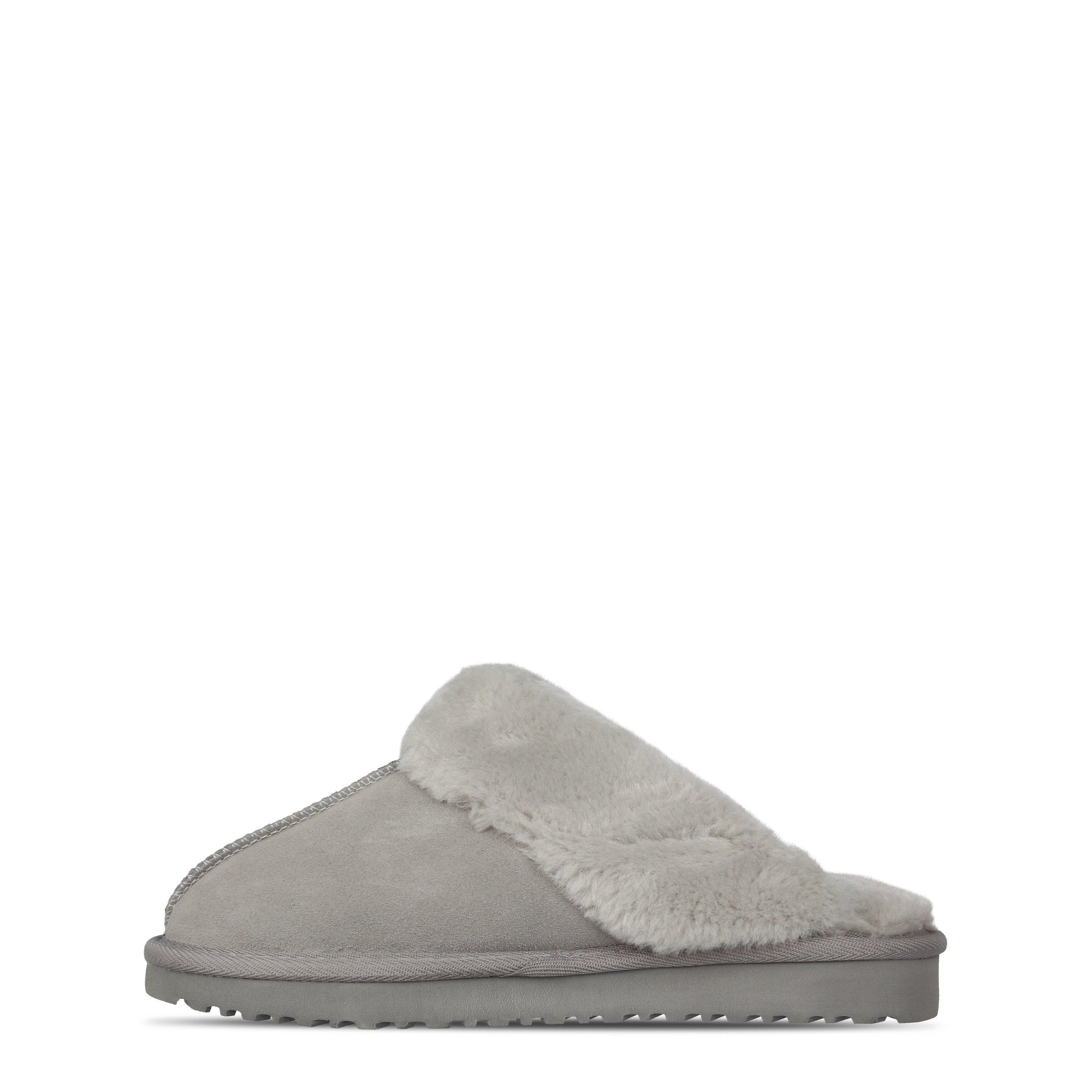 Jack Wills Women's Mule Slippers - Grey - 7 (40)