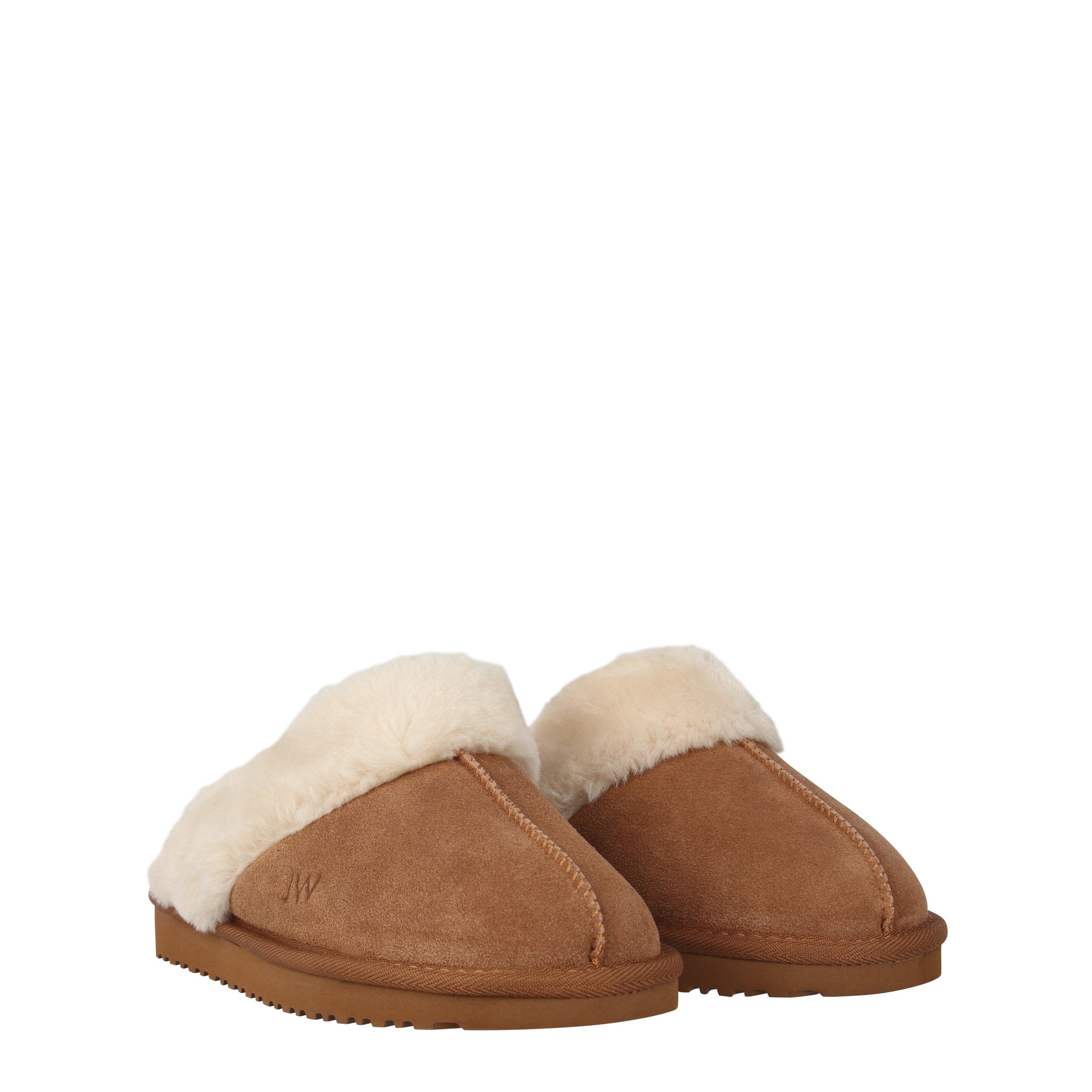 Tan - Jack Wills - Mule Slippers Ladies - 3